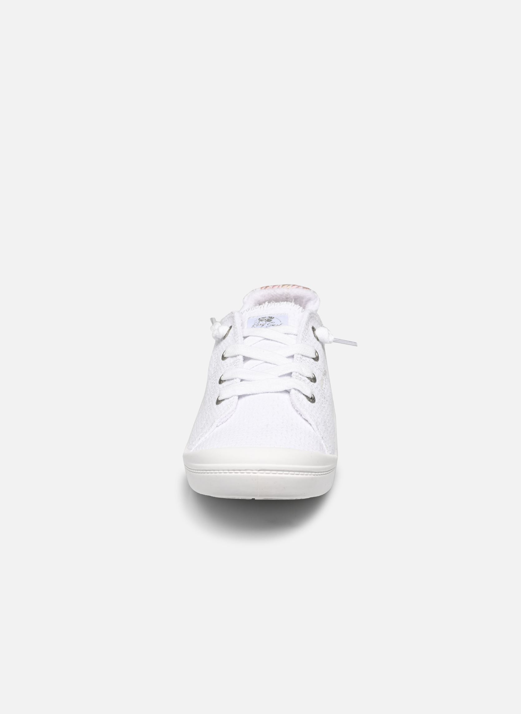 Leinen-Sneaker BAYSHORE PLUS damen weiß Roxy Leinen-Sneaker BAYSHORE PLUS damen weiß WHITE/WHITE