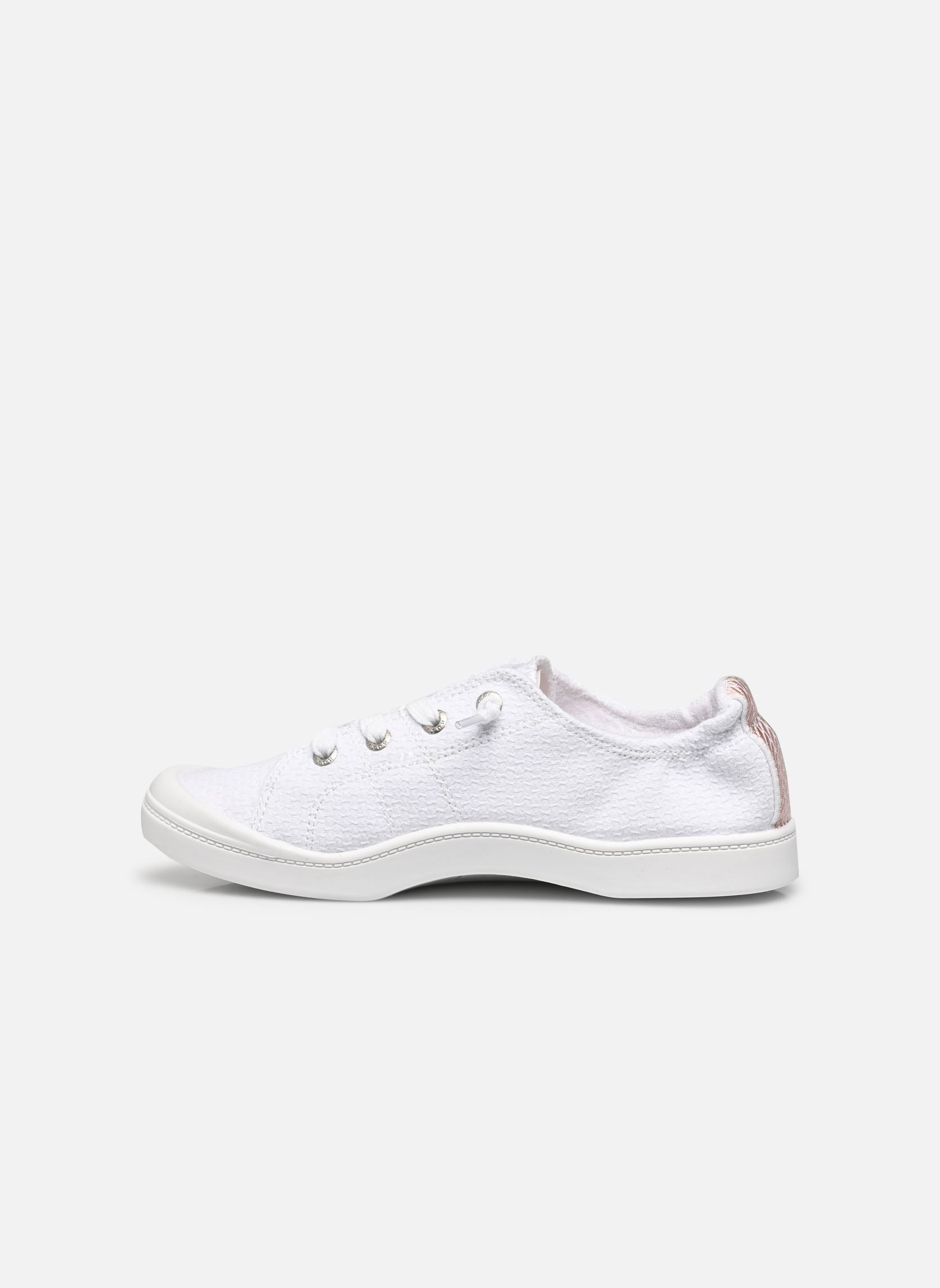 Leinen-Sneaker BAYSHORE PLUS damen weiß Roxy Leinen-Sneaker BAYSHORE PLUS damen weiß WHITE/WHITE