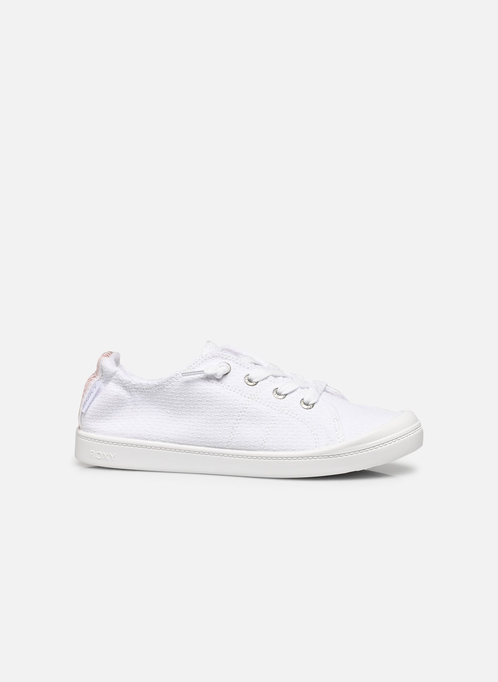 Leinen-Sneaker BAYSHORE PLUS damen weiß Roxy Leinen-Sneaker BAYSHORE PLUS damen weiß WHITE/WHITE