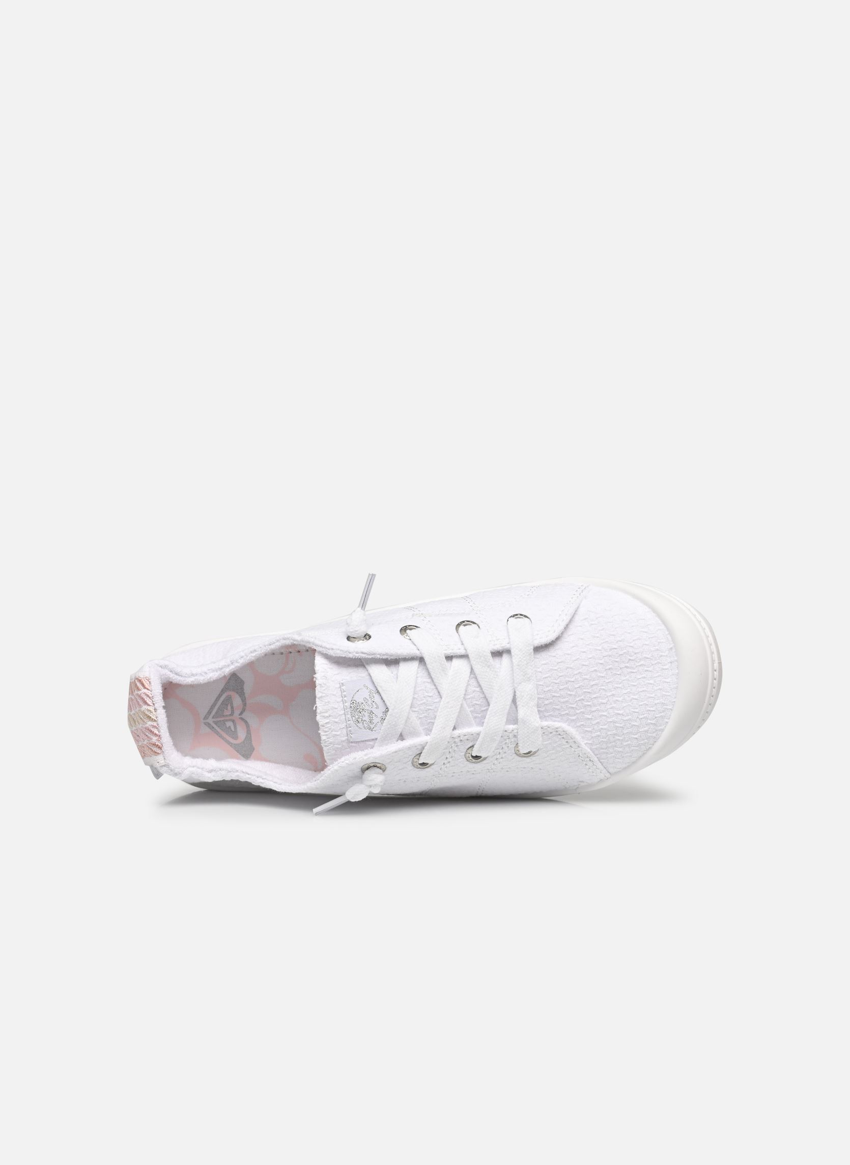 Leinen-Sneaker BAYSHORE PLUS damen weiß Roxy Leinen-Sneaker BAYSHORE PLUS damen weiß WHITE/WHITE