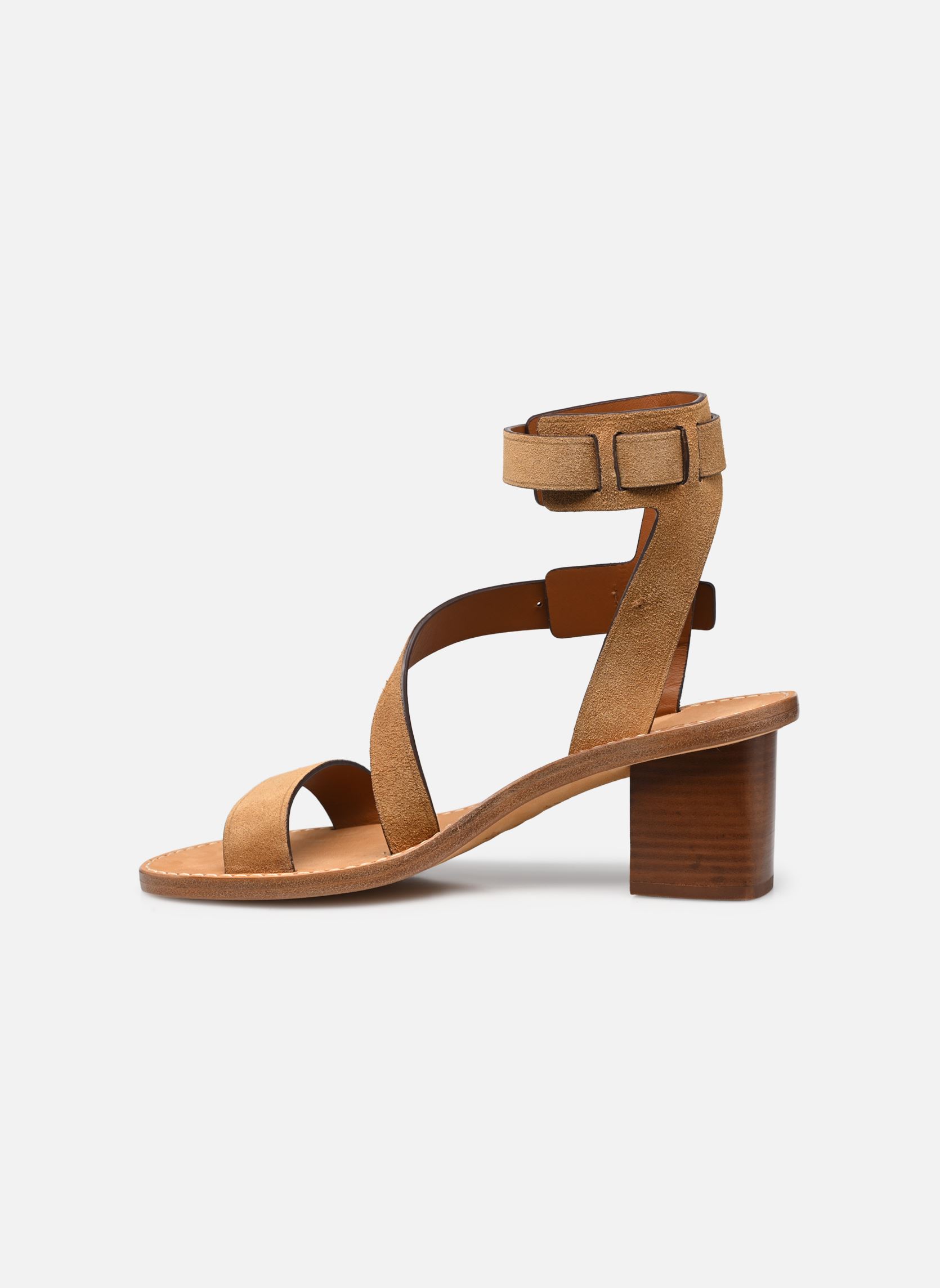 Sandales Cecillia Caprese Sandal Suede femme marron Zadig & Voltaire Sandales Cecillia Caprese Sandal Suede femme marron Folk