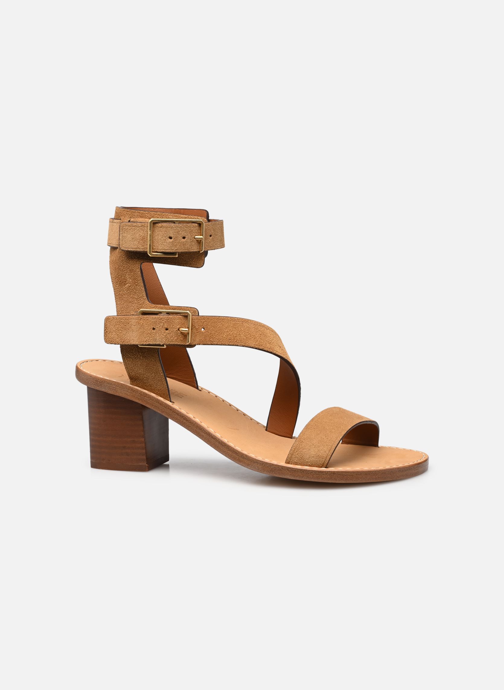 Sandales Cecillia Caprese Sandal Suede femme marron Zadig & Voltaire Sandales Cecillia Caprese Sandal Suede femme marron Folk