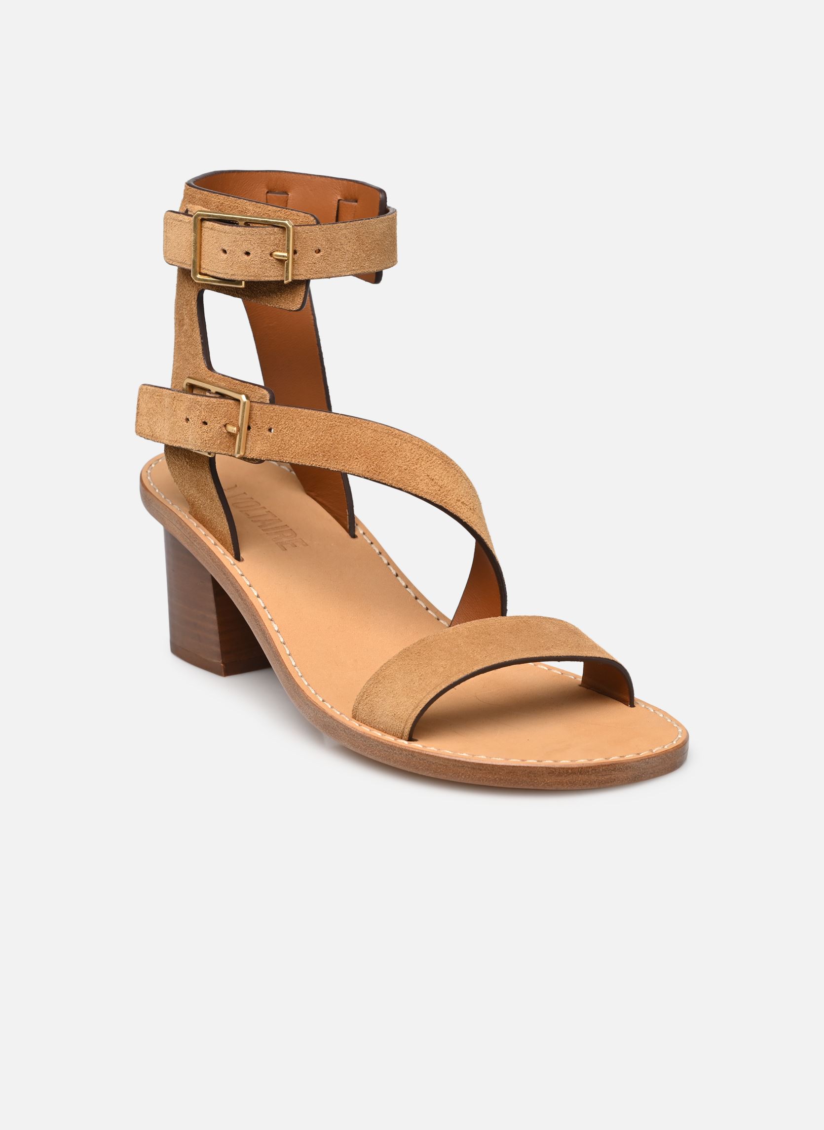 Sandales Cecillia Caprese Sandal Suede femme marron Zadig & Voltaire Sandales Cecillia Caprese Sandal Suede femme marron Folk