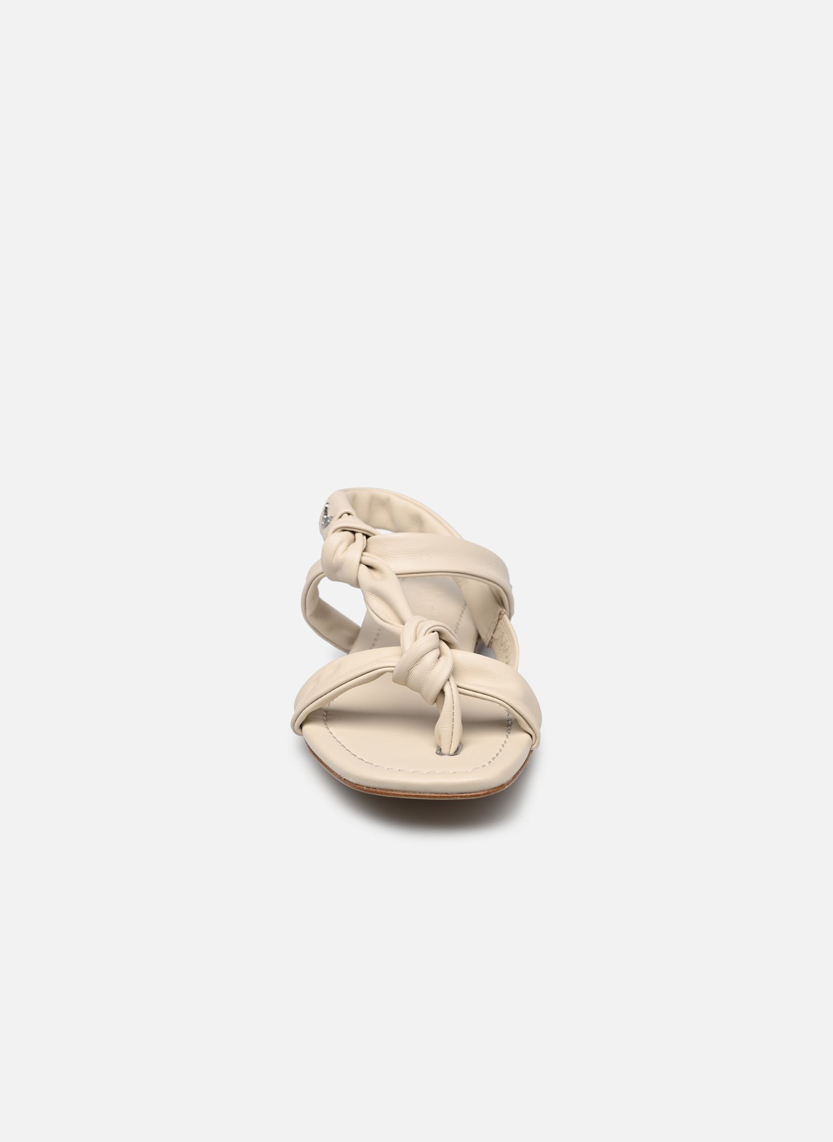 Sandali piatti Forget Me Knot Flat Smooth Lam donna beige Zadig & Voltaire Sandali piatti Forget Me Knot Flat Smooth Lam donna beige Flash