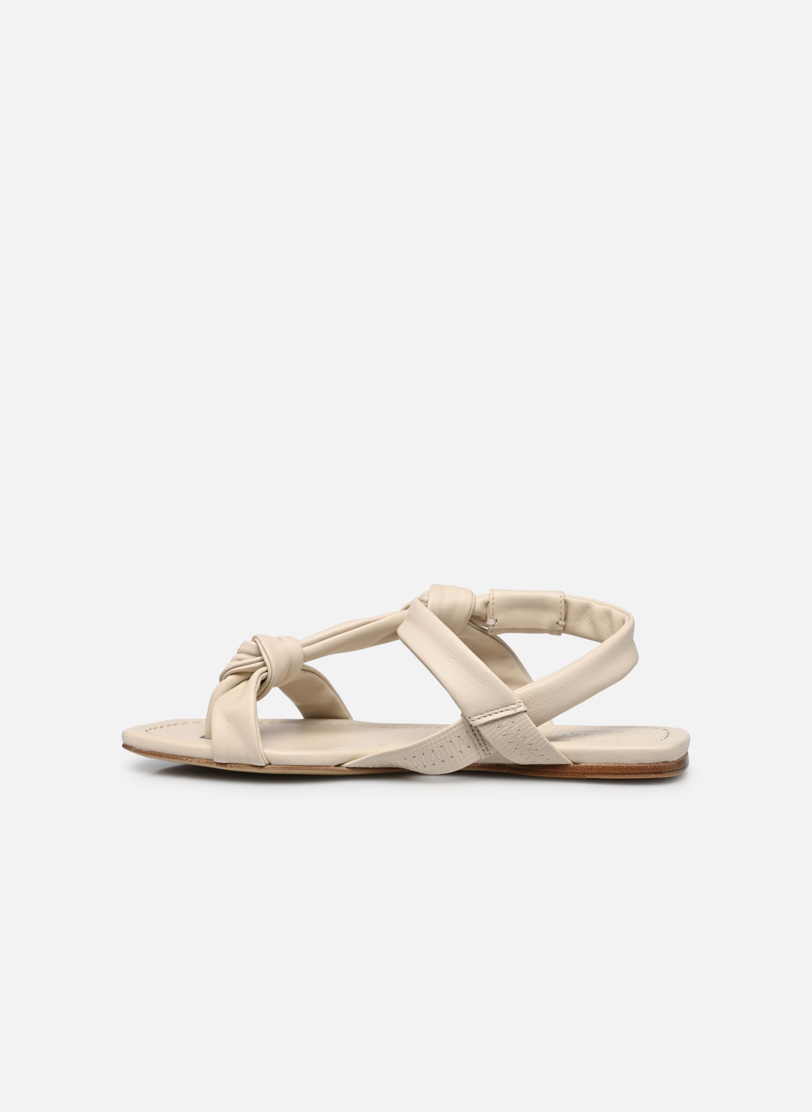 Sandali piatti Forget Me Knot Flat Smooth Lam donna beige Zadig & Voltaire Sandali piatti Forget Me Knot Flat Smooth Lam donna beige Flash