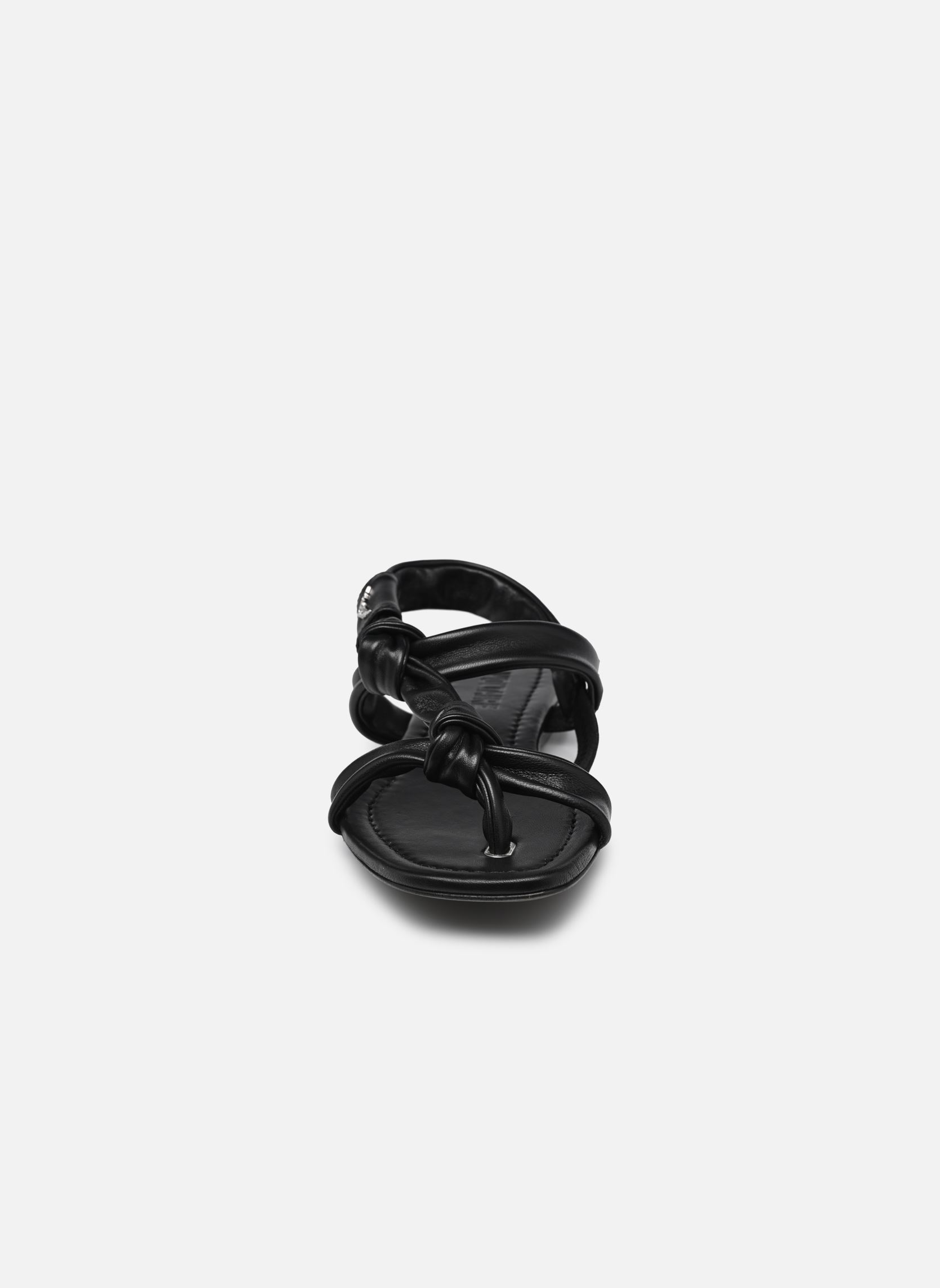 Sandales plates Forget Me Knot Flat Smooth Lam femme noir Zadig & Voltaire Sandales plates Forget Me Knot Flat Smooth Lam femme noir Noir