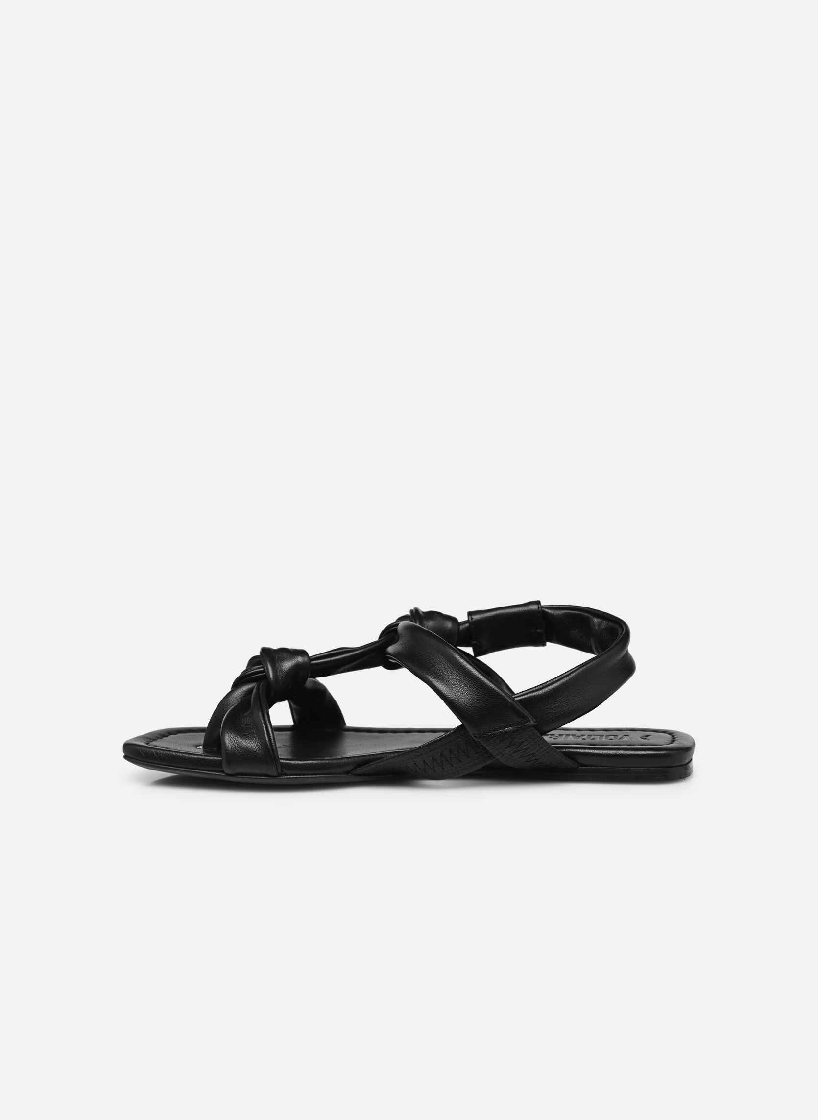Sandales plates Forget Me Knot Flat Smooth Lam femme noir Zadig & Voltaire Sandales plates Forget Me Knot Flat Smooth Lam femme noir Noir