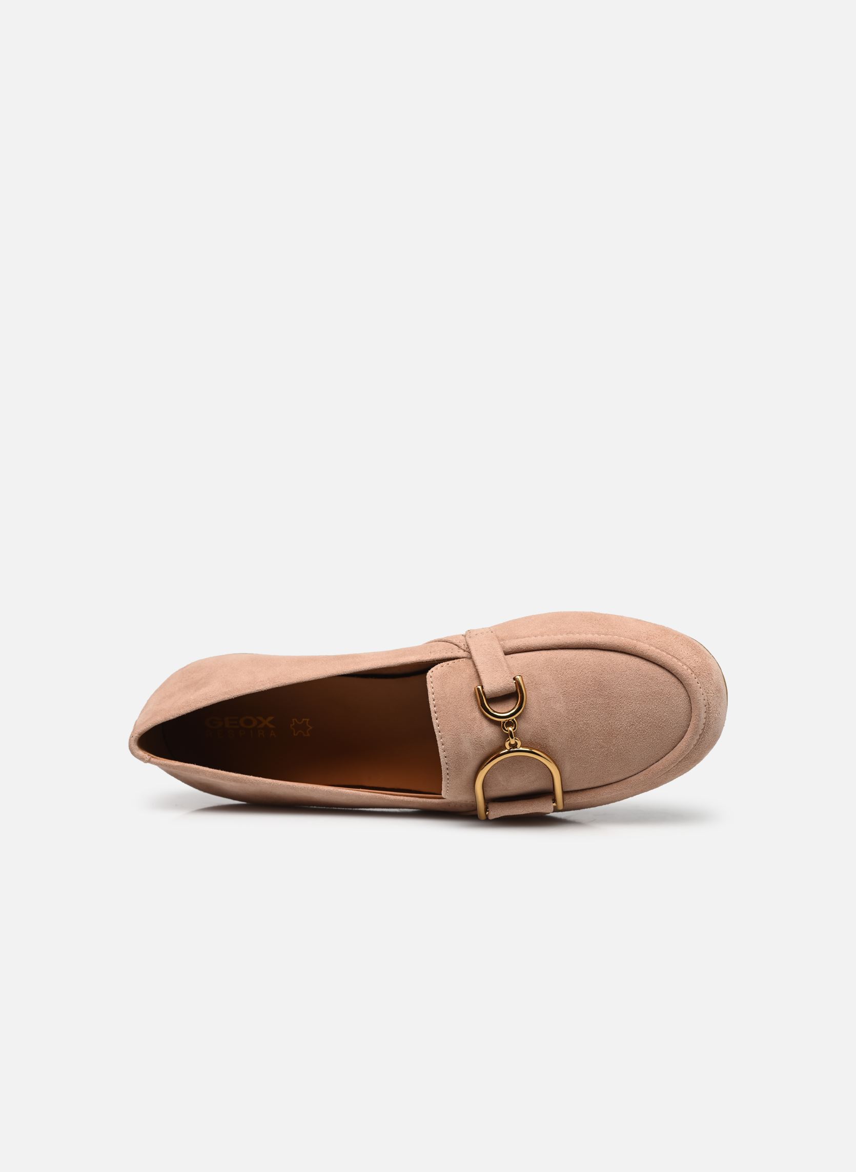 Mocassins D PALMARIA J femme beige Geox Mocassins D PALMARIA J femme beige Naturel foncé
