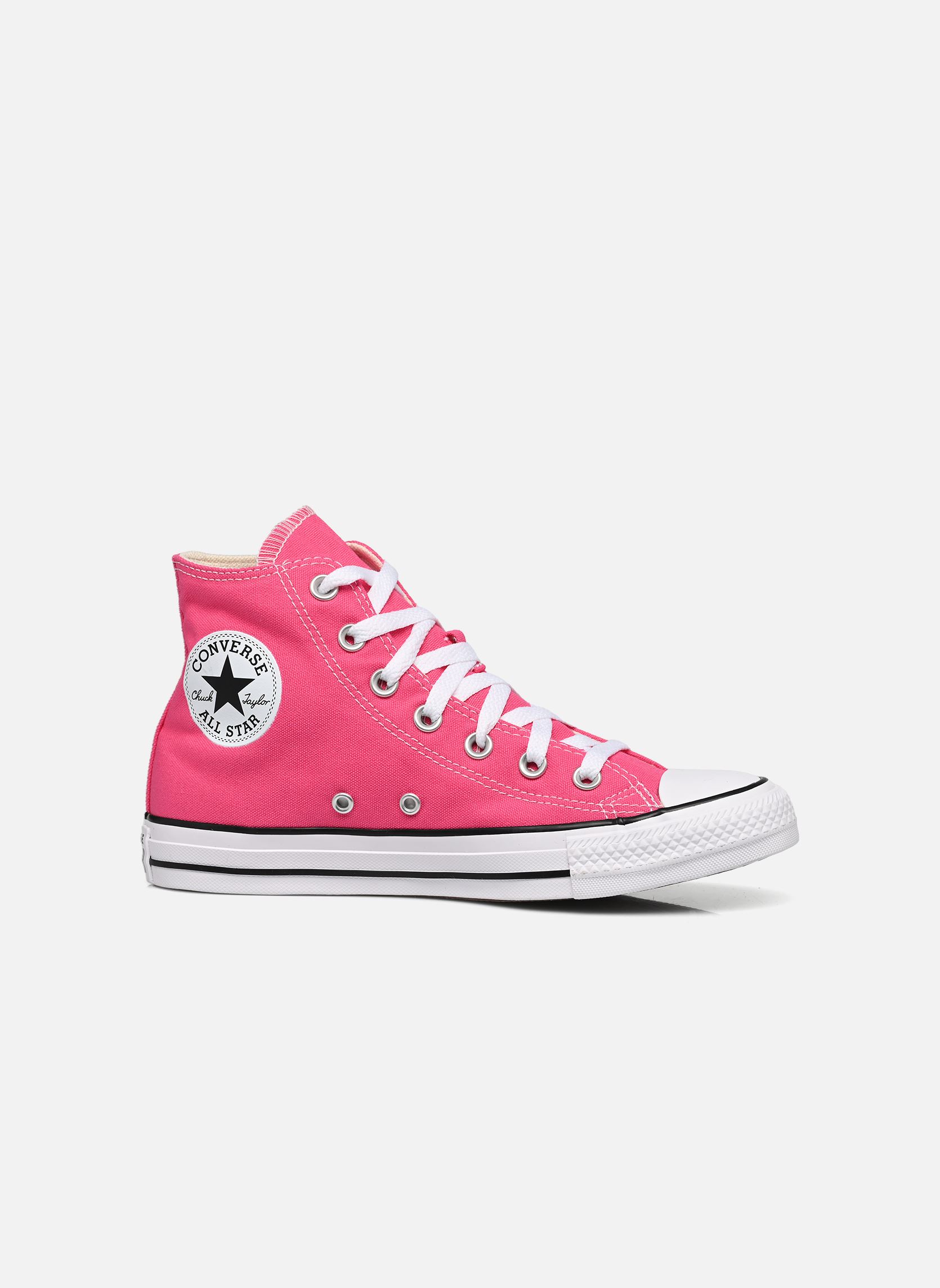 Leinen-Sneaker Chuck Taylor All Star Classic Seasonal C damen rosa Converse Leinen-Sneaker Chuck Taylor All Star Classic Seasonal C damen rosa CHAOS FUCHSIA