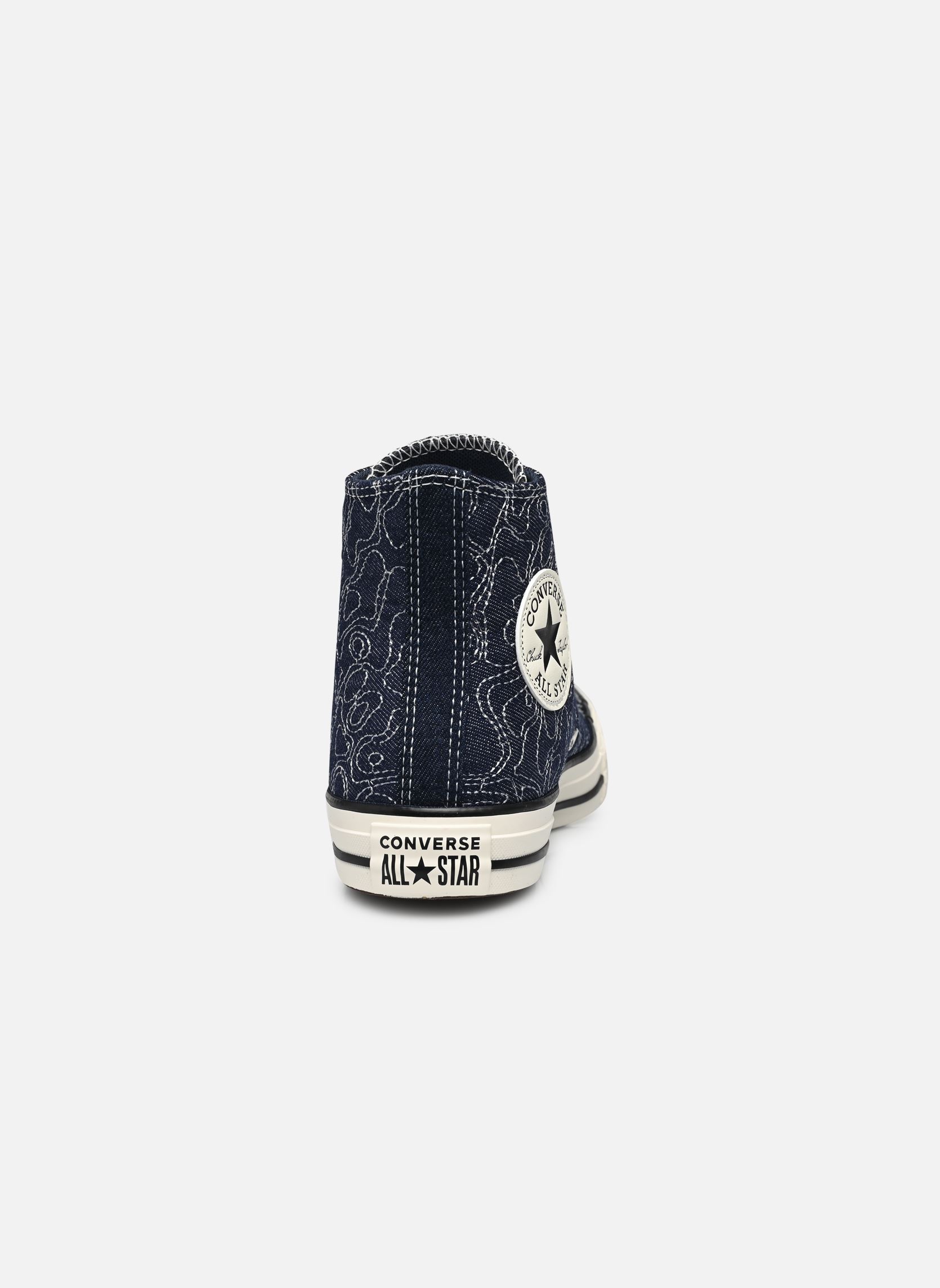 Leinen-Sneaker Chuck Taylor All Star Denim Crafted Hi W damen blau Converse Leinen-Sneaker Chuck Taylor All Star Denim Crafted Hi W damen blau NAVYEGRETOBSIDIAN