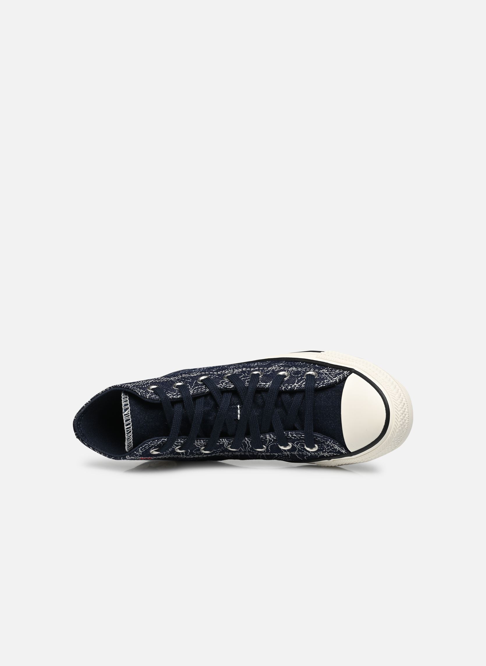 Leinen-Sneaker Chuck Taylor All Star Denim Crafted Hi W damen blau Converse Leinen-Sneaker Chuck Taylor All Star Denim Crafted Hi W damen blau NAVYEGRETOBSIDIAN