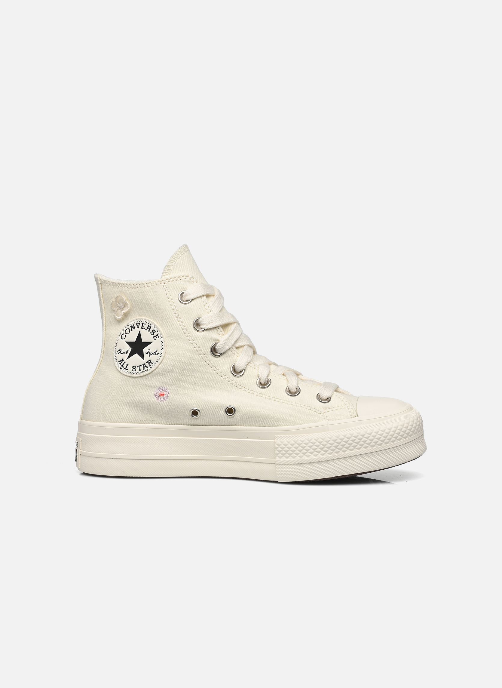 Zapatillas de lona Chuck Taylor All Star Lift Flower Play H mujer blanco Converse Zapatillas de lona Chuck Taylor All Star Lift Flower Play H mujer blanco EGRET/BLACK/EGRET