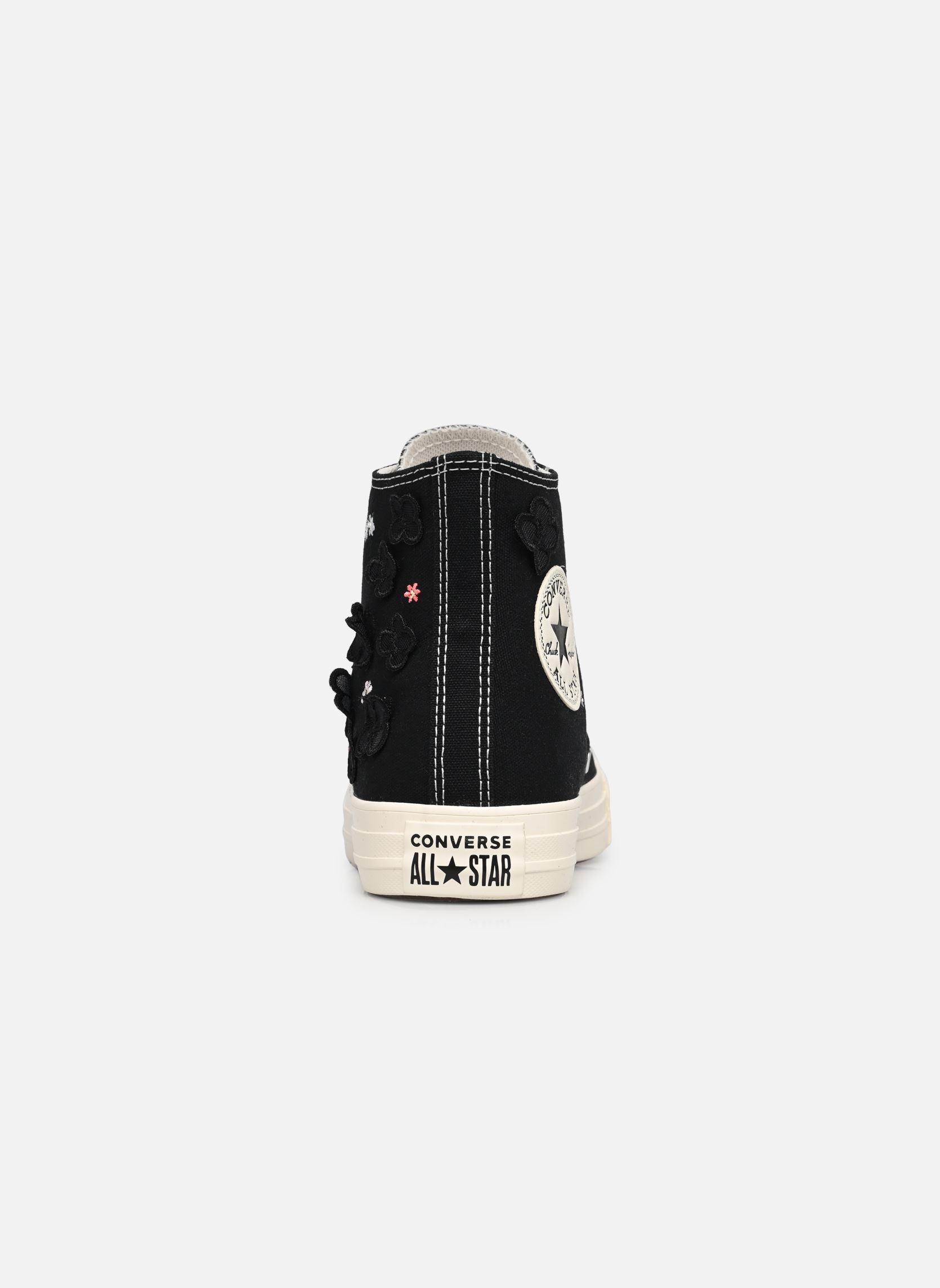 Baskets toile Chuck Taylor All Star Flower Play Hi W femme noir Converse Baskets toile Chuck Taylor All Star Flower Play Hi W femme noir BLACK/EGRET/PURPLE