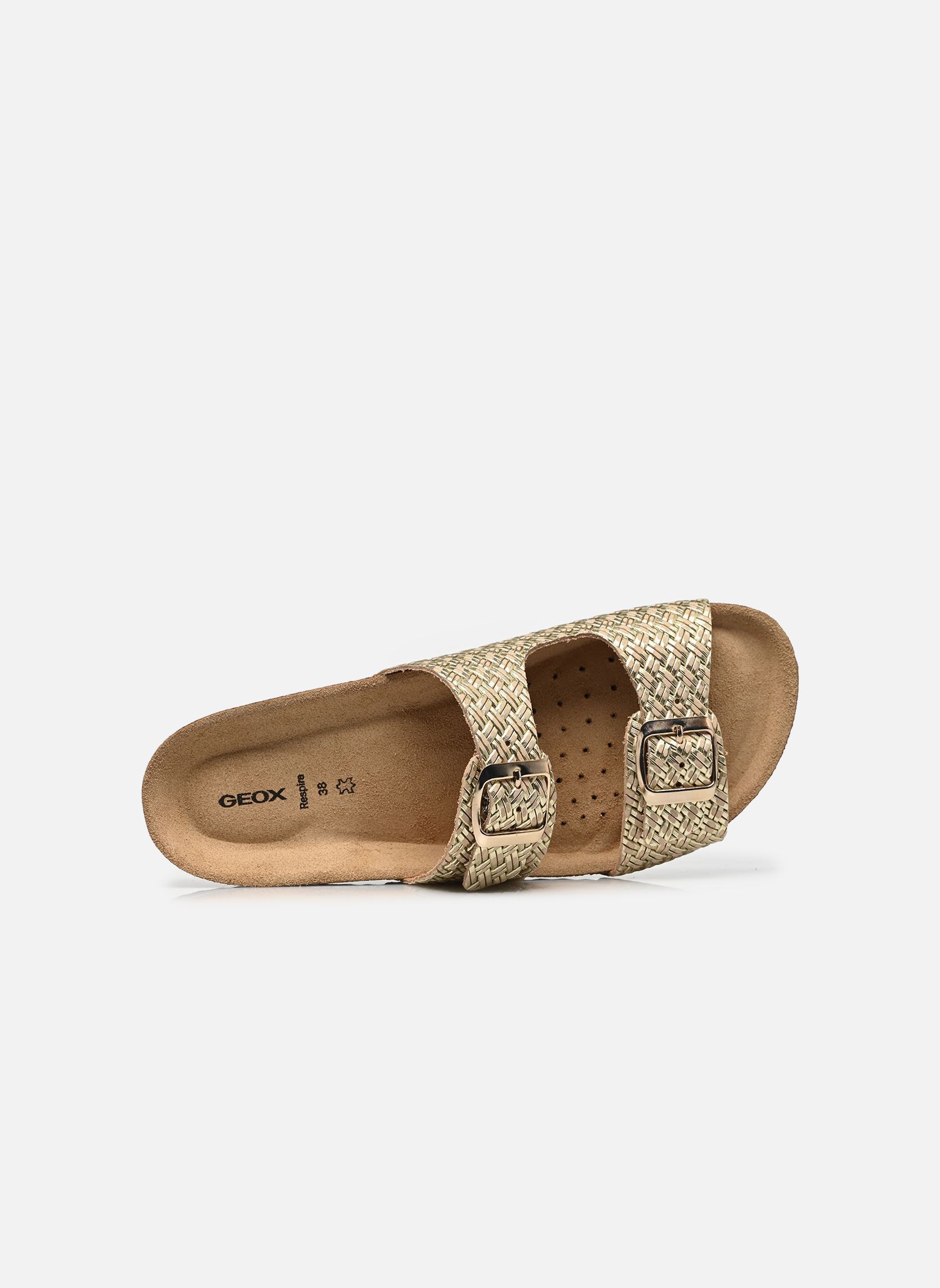 Mules et sabots D BRIONIA L femme or et bronze Geox Mules et sabots D BRIONIA L femme or et bronze Lt Gold