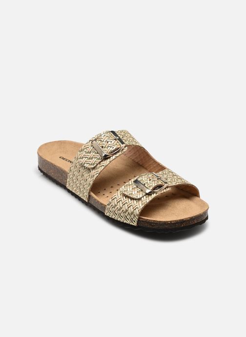 Geox Pantoletten und Clogs D BRIONIA L damen gold und bronze