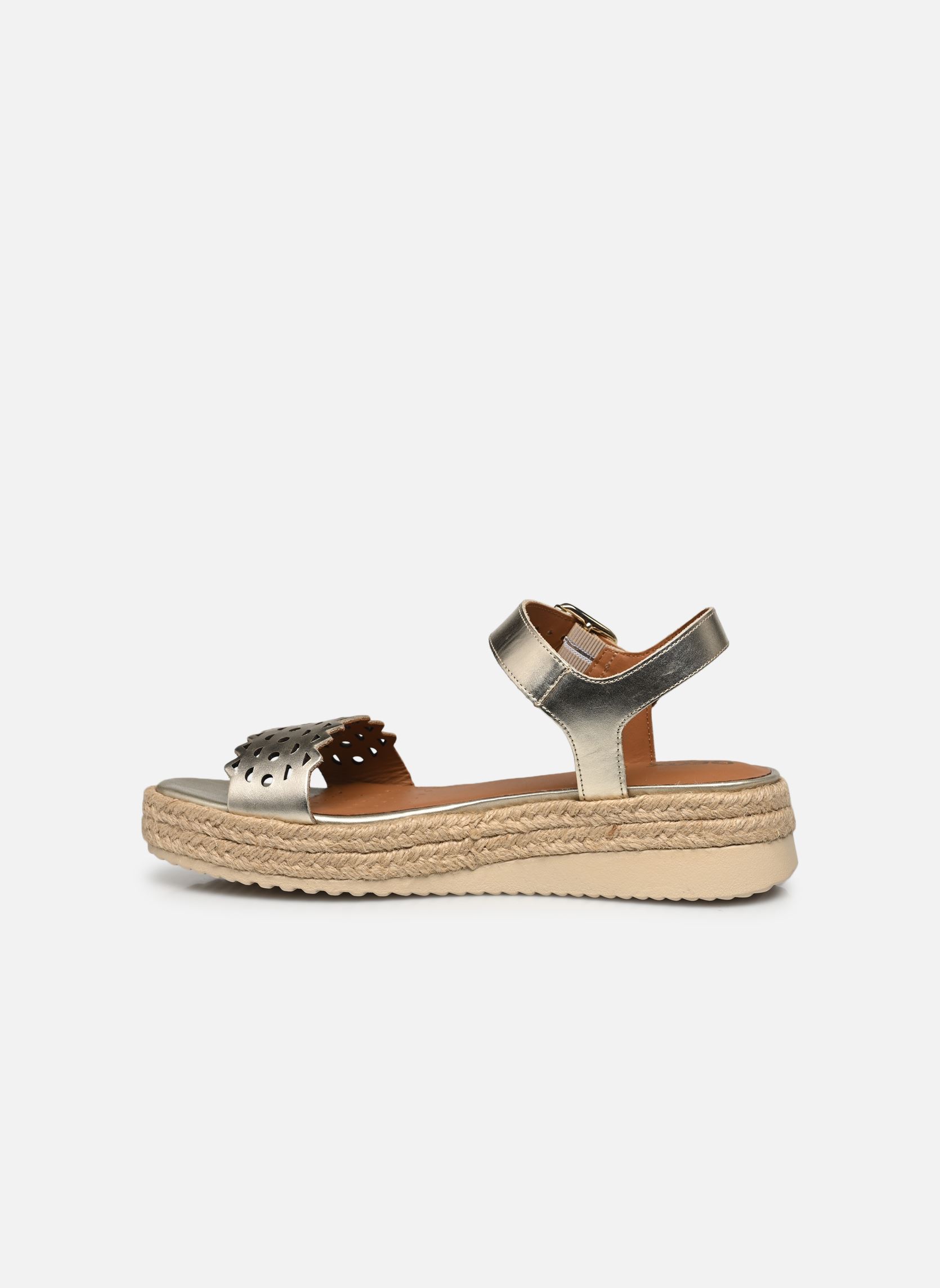 Keil- und Plateausandalen D EOLIE A damen gold und bronze Geox Keil- und Plateausandalen D EOLIE A damen gold und bronze OR PÂLE
