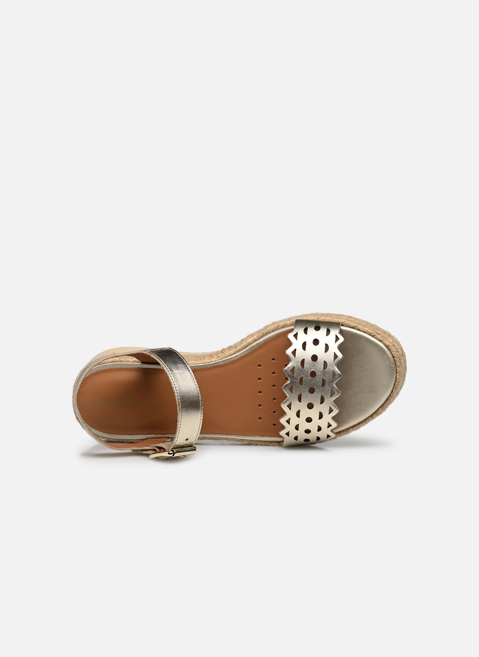 Keil- und Plateausandalen D EOLIE A damen gold und bronze Geox Keil- und Plateausandalen D EOLIE A damen gold und bronze OR PÂLE