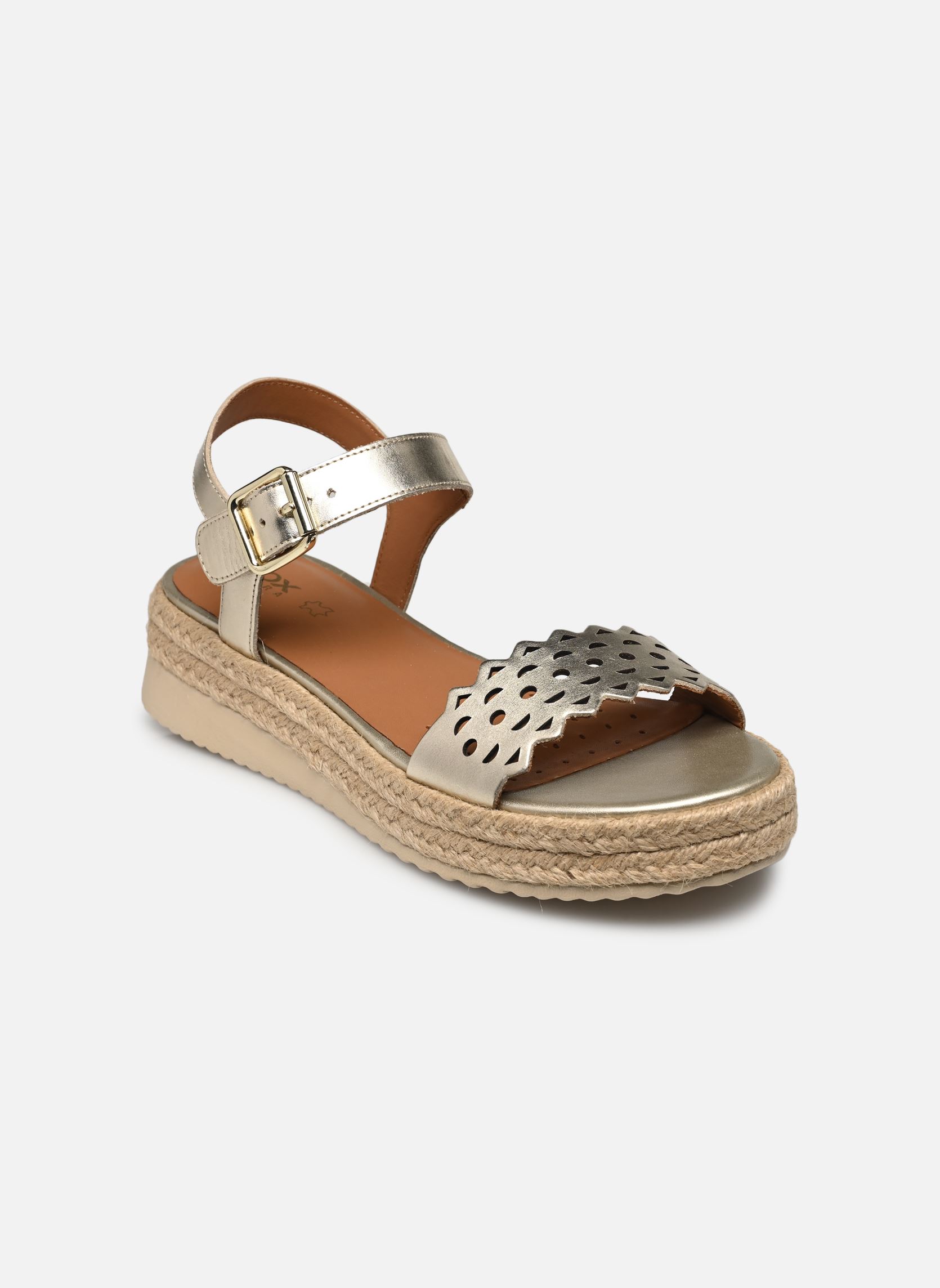 Keil- und Plateausandalen D EOLIE A damen gold und bronze Geox Keil- und Plateausandalen D EOLIE A damen gold und bronze OR PÂLE