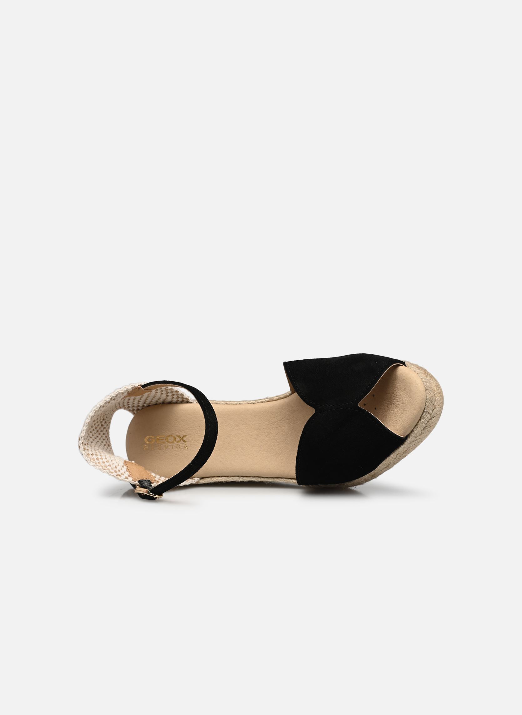 Espadrillas con zeppa e plateau D GELSA B donna nero Geox Espadrillas con zeppa e plateau D GELSA B donna nero NOIR