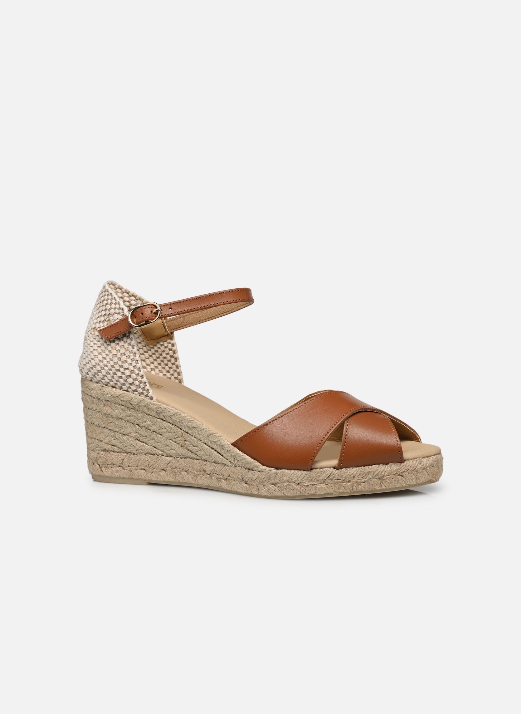 Keil- und Plateau-Espadrilles D GELSA LOW A damen braun Geox Keil- und Plateau-Espadrilles D GELSA LOW A damen braun COGNAC