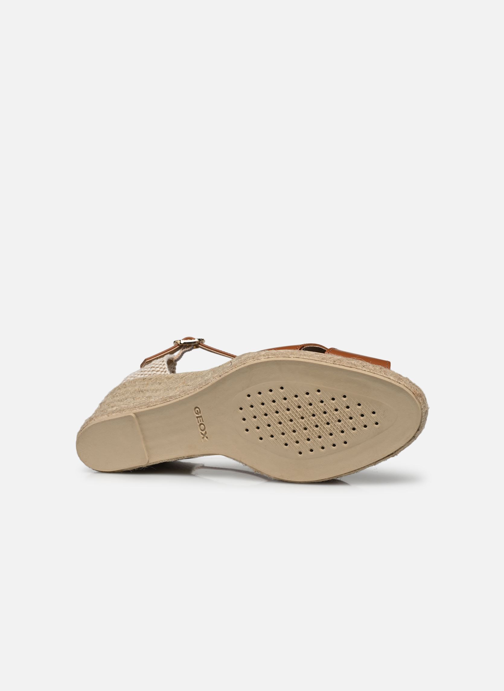 Keil- und Plateau-Espadrilles D GELSA LOW A damen braun Geox Keil- und Plateau-Espadrilles D GELSA LOW A damen braun COGNAC