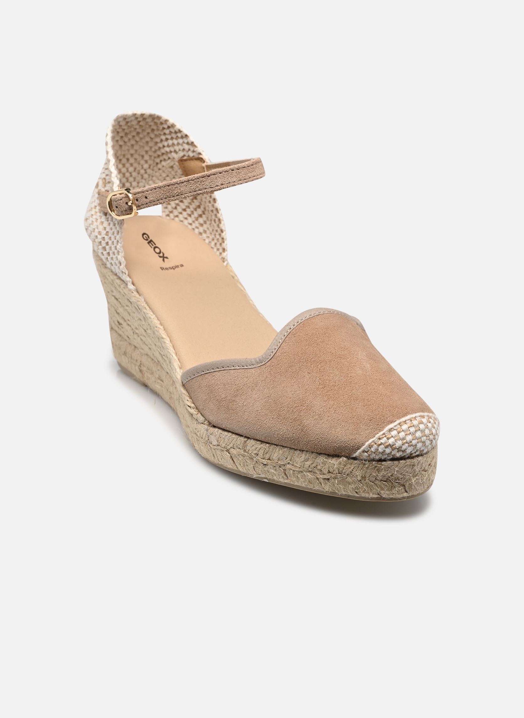 Keil- und Plateau-Espadrilles D GELSA LOW A damen beige Geox Keil- und Plateau-Espadrilles D GELSA LOW A damen beige LT TAUPE