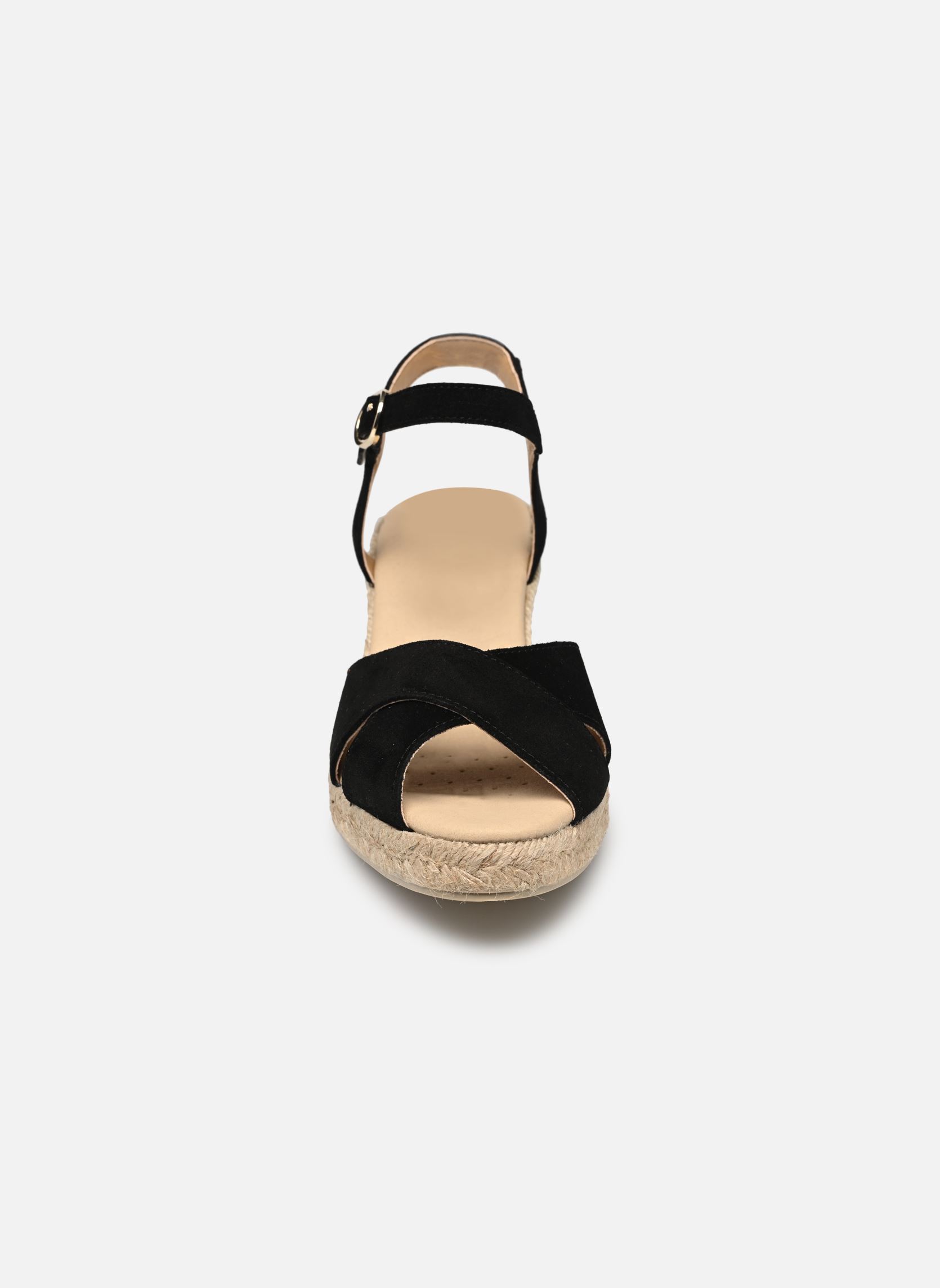 Espadrillas con zeppa e plateau D GELSA LOW C donna nero Geox Espadrillas con zeppa e plateau D GELSA LOW C donna nero Noir