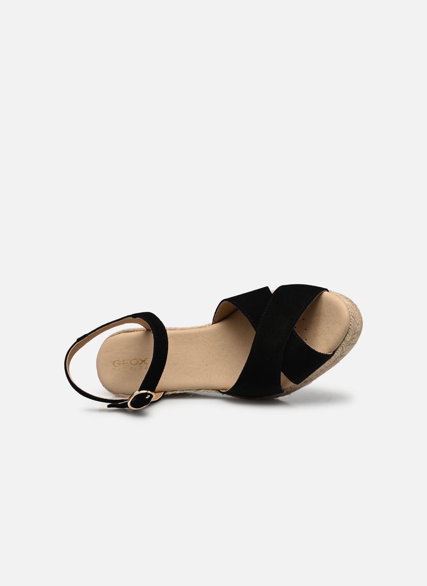 Espadrillas con zeppa e plateau D GELSA LOW C donna nero Geox Espadrillas con zeppa e plateau D GELSA LOW C donna nero Noir
