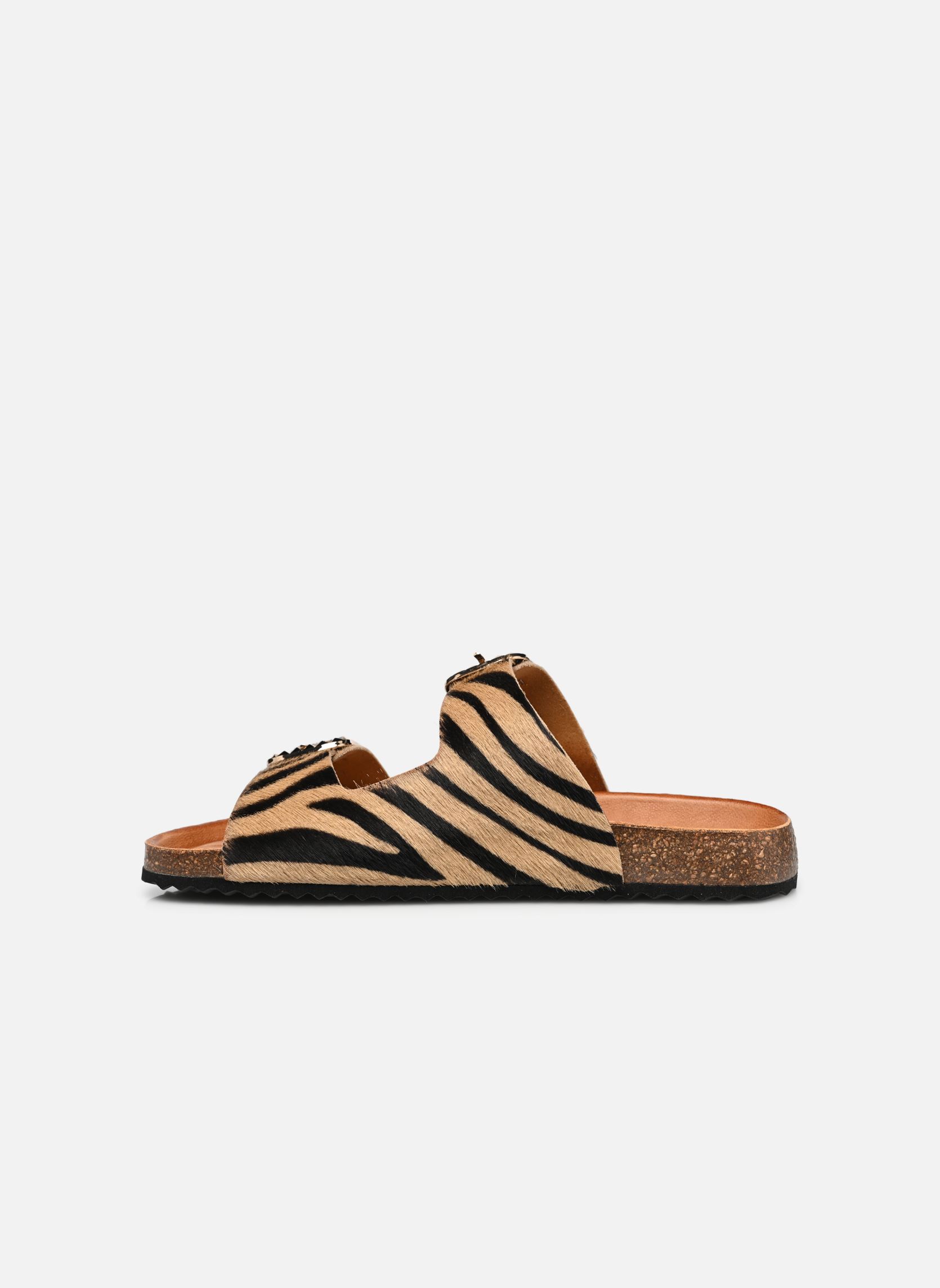 Sandales plates D NEW BRIONIA B C femme multicolore Geox Sandales plates D NEW BRIONIA B C femme multicolore LT SAND/BLACK