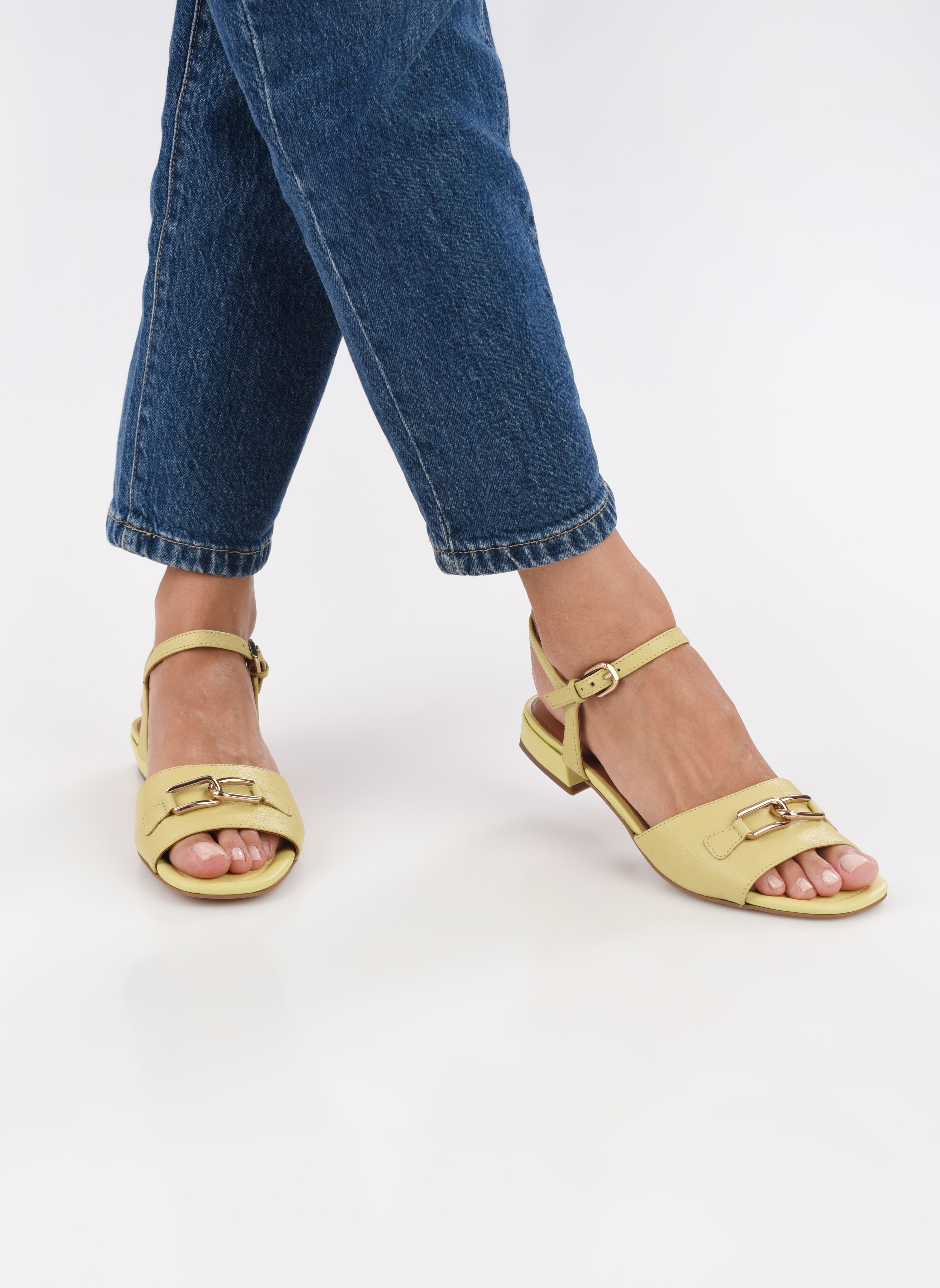Sandales plates D NEW ERAKLIA 15 B femme jaune Geox Sandales plates D NEW ERAKLIA 15 B femme jaune Lt Yellow