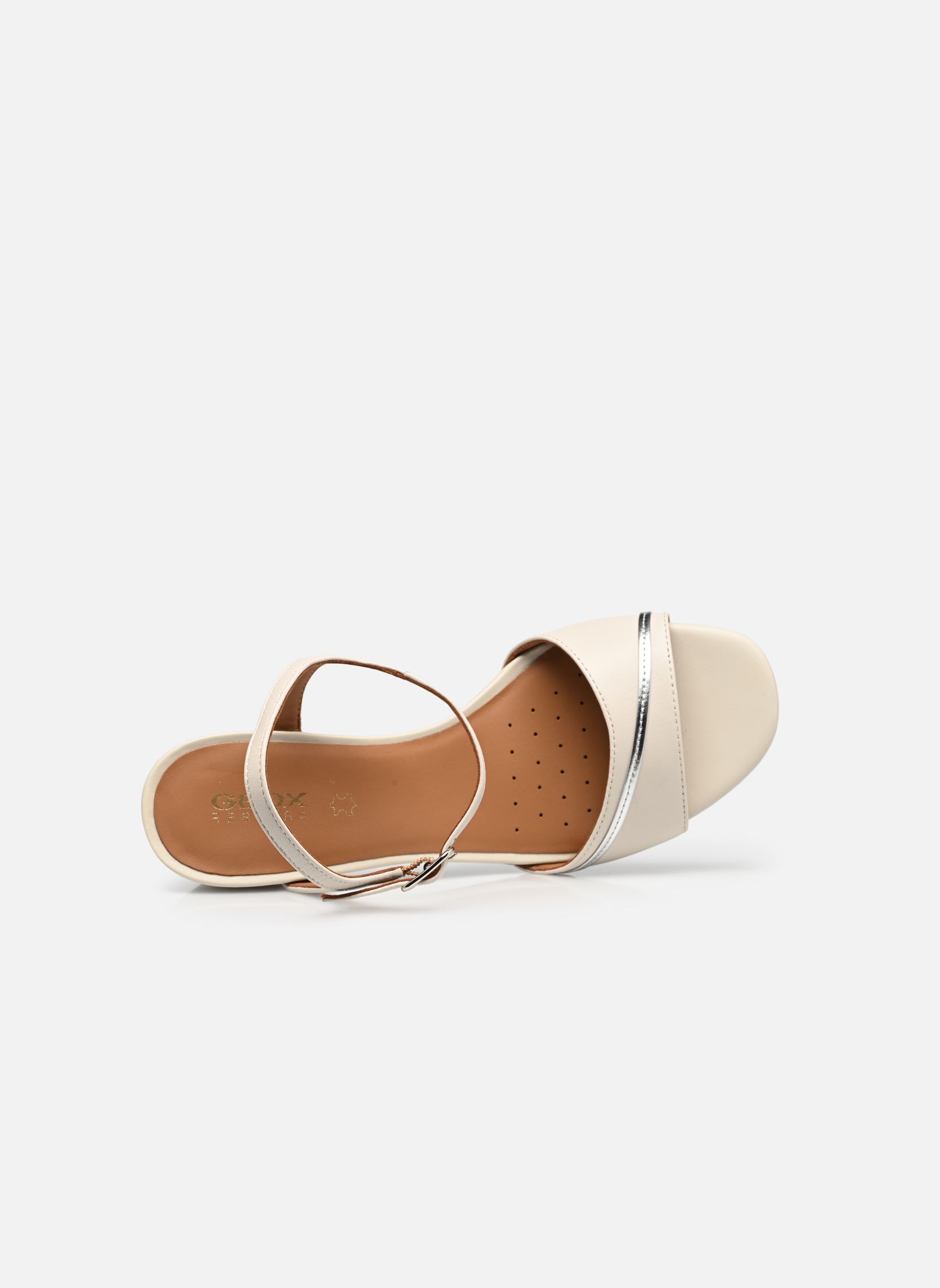 Sandales compensées et plateformes D NEW ERAKLIA 80 F femme blanc Geox Sandales compensées et plateformes D NEW ERAKLIA 80 F femme blanc Lt Sand