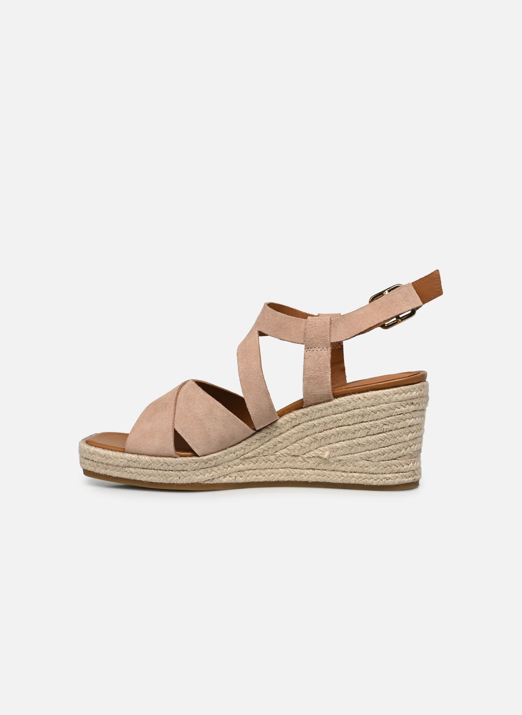 Sandales compensées et plateformes D PANAREA D femme beige Geox Sandales compensées et plateformes D PANAREA D femme beige Naturel foncé
