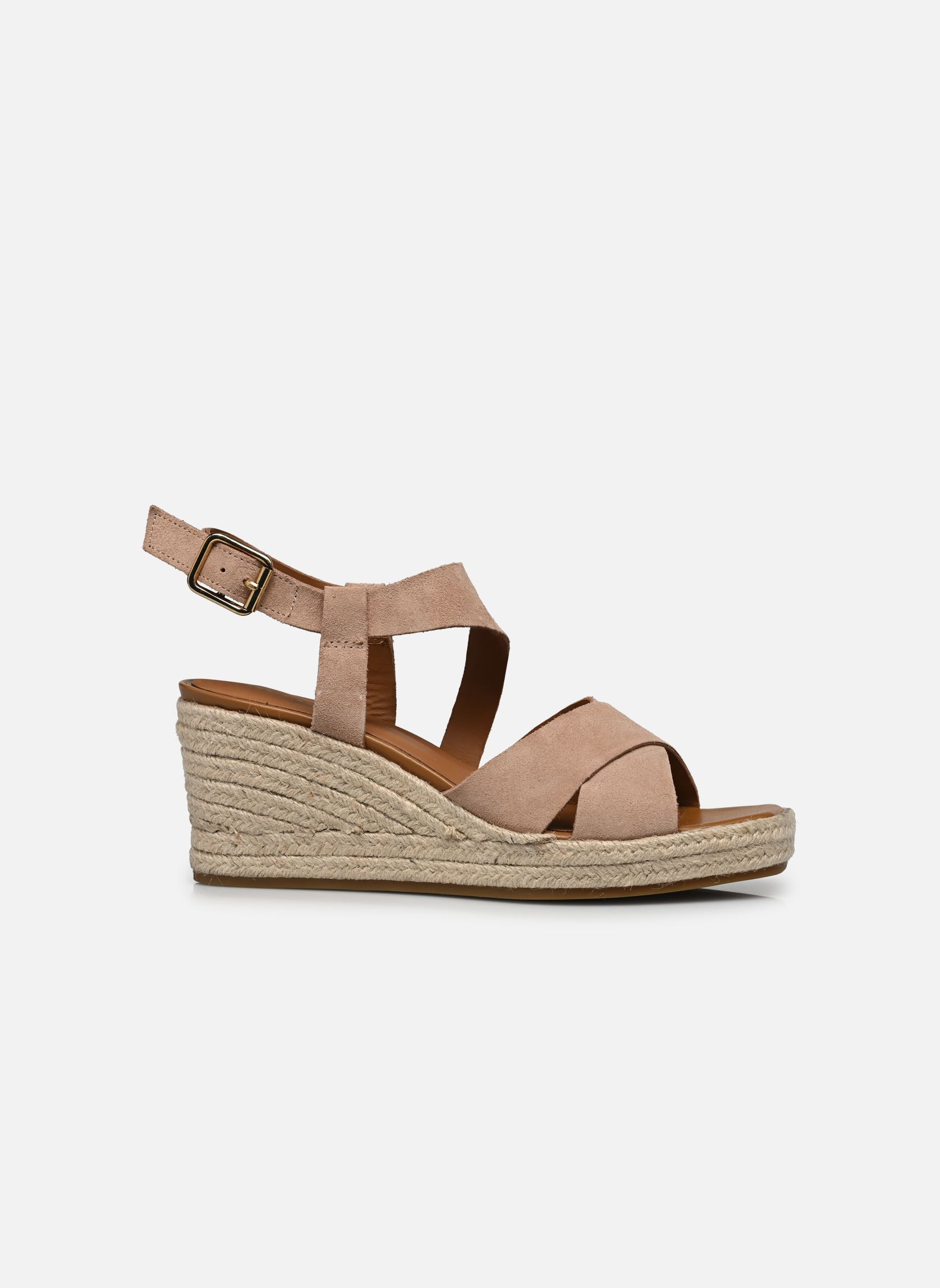 Sandales compensées et plateformes D PANAREA D femme beige Geox Sandales compensées et plateformes D PANAREA D femme beige Naturel foncé
