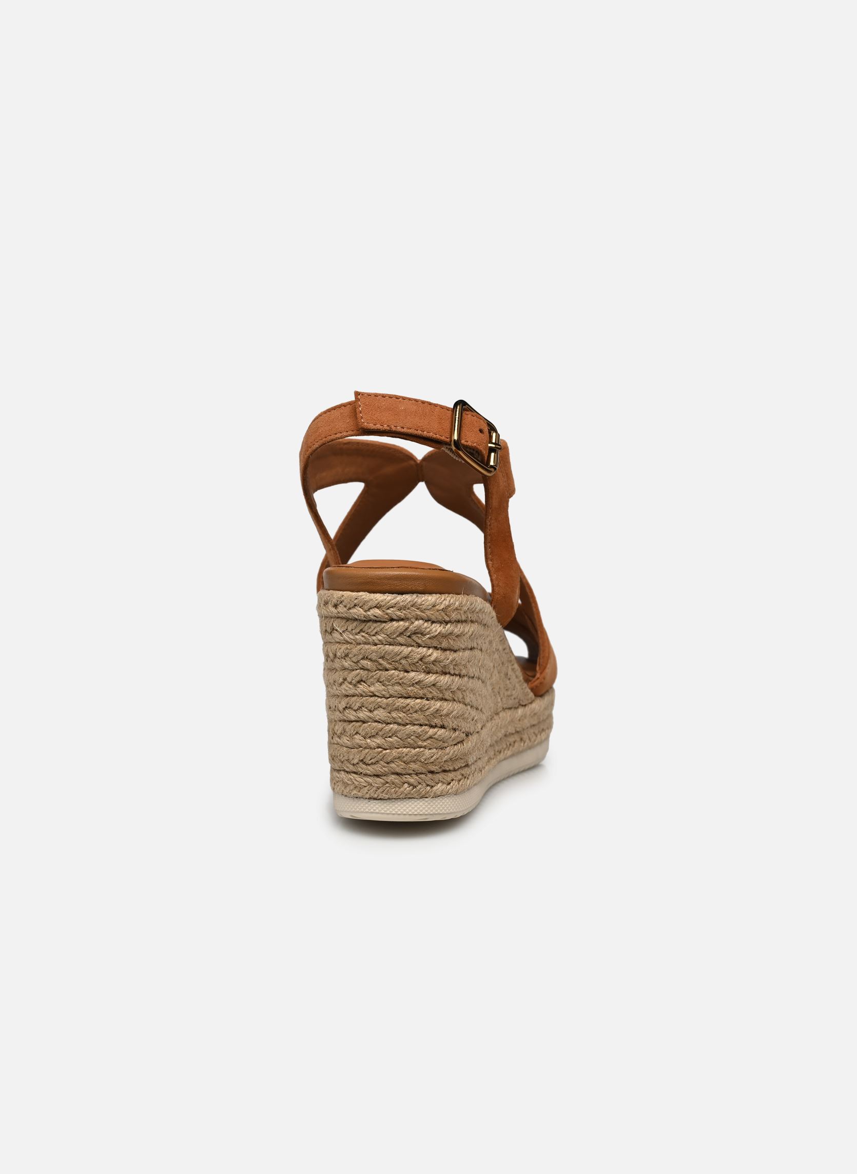 Sandales compensées et plateformes D PONZA C femme marron Geox Sandales compensées et plateformes D PONZA C femme marron Cognac