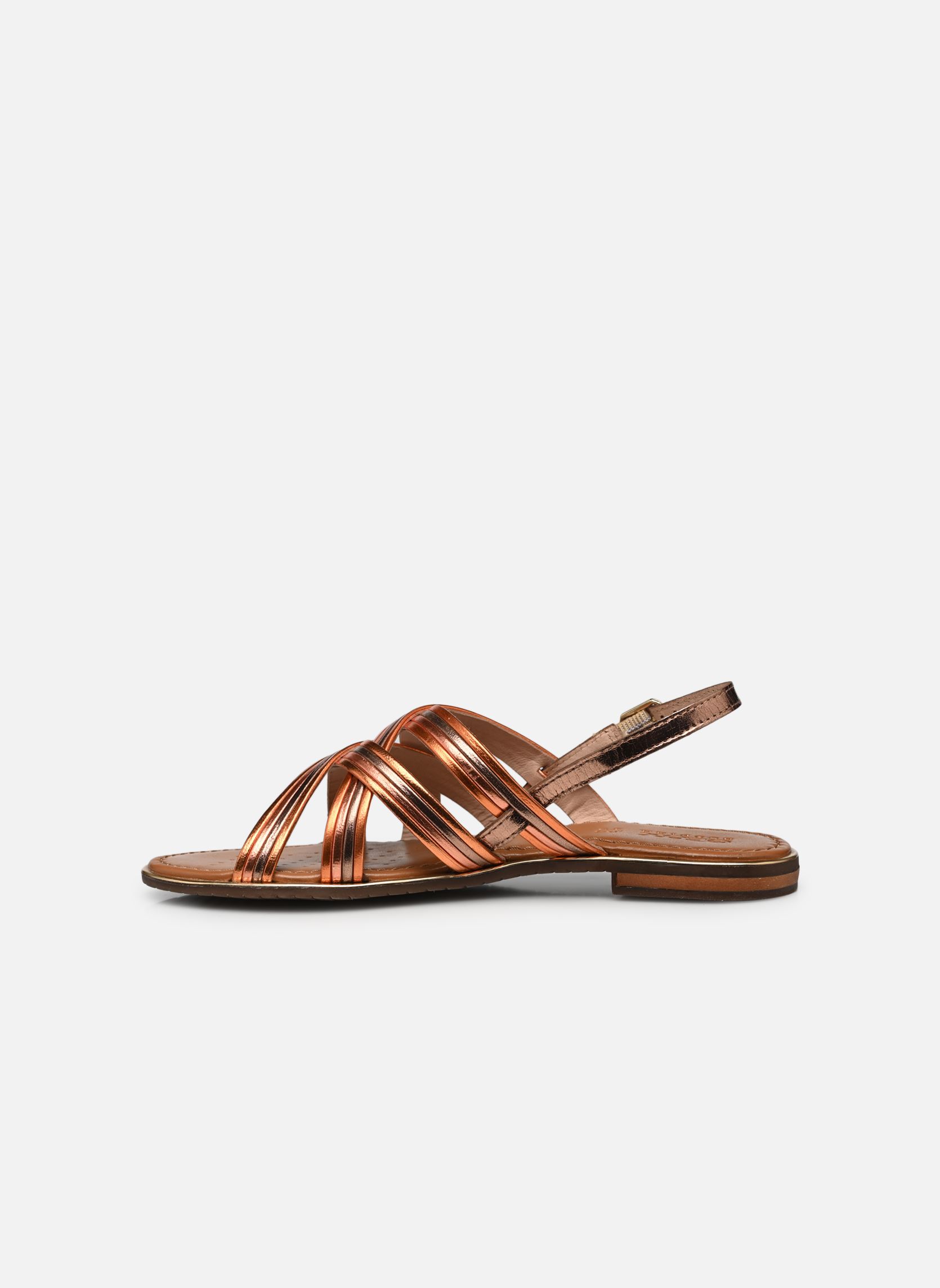 Flache Sandalen D SOZY PLUS G damen orange Geox Flache Sandalen D SOZY PLUS G damen orange LT BRONZE/ORANGE