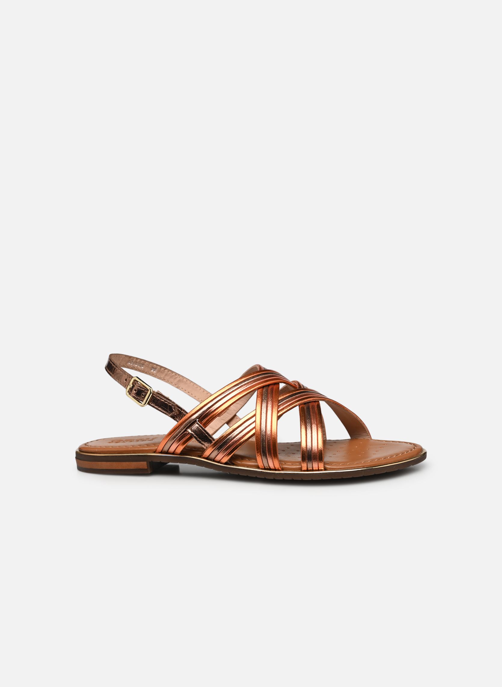 Flache Sandalen D SOZY PLUS G damen orange Geox Flache Sandalen D SOZY PLUS G damen orange LT BRONZE/ORANGE