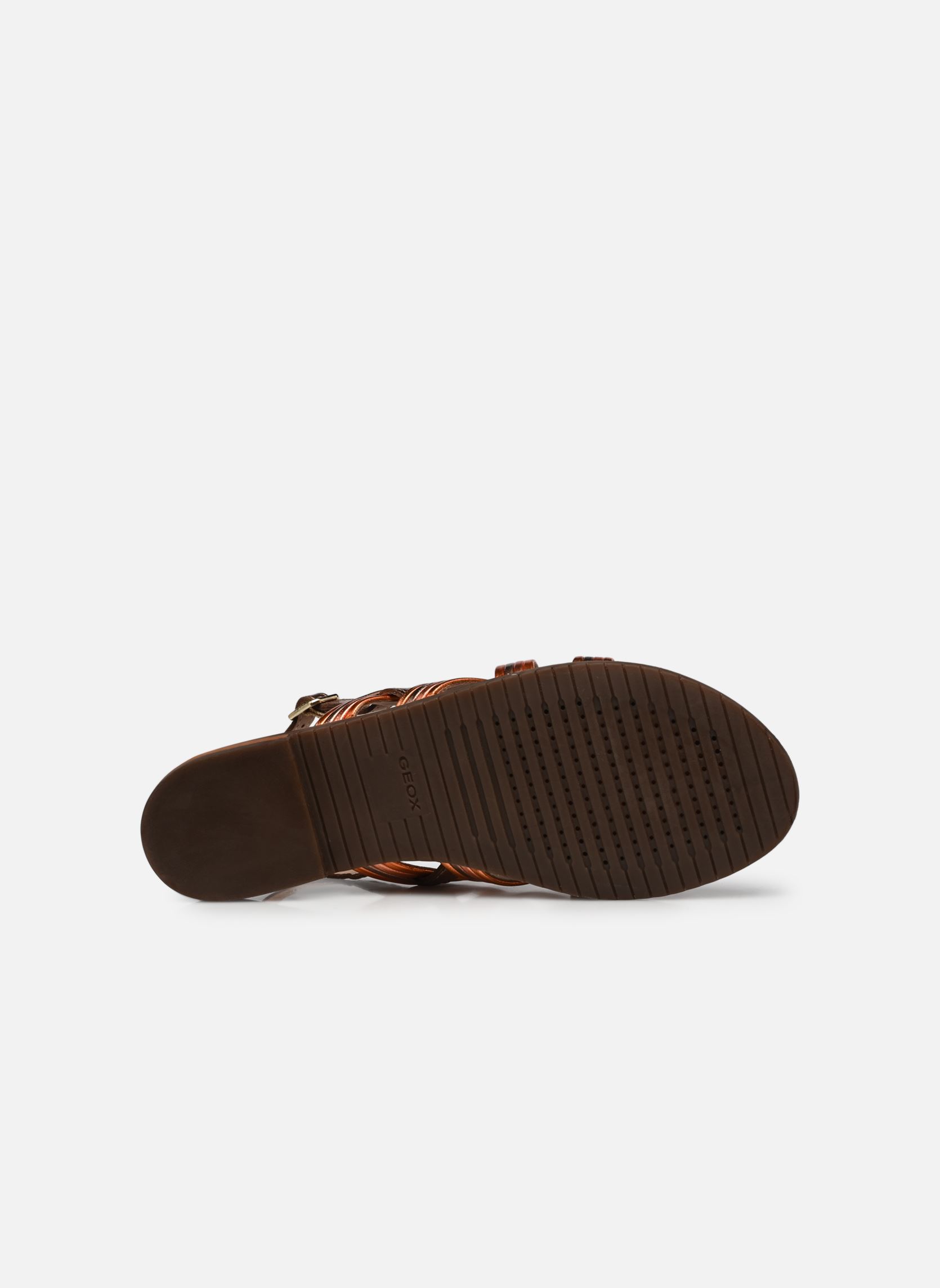 Flache Sandalen D SOZY PLUS G damen orange Geox Flache Sandalen D SOZY PLUS G damen orange LT BRONZE/ORANGE