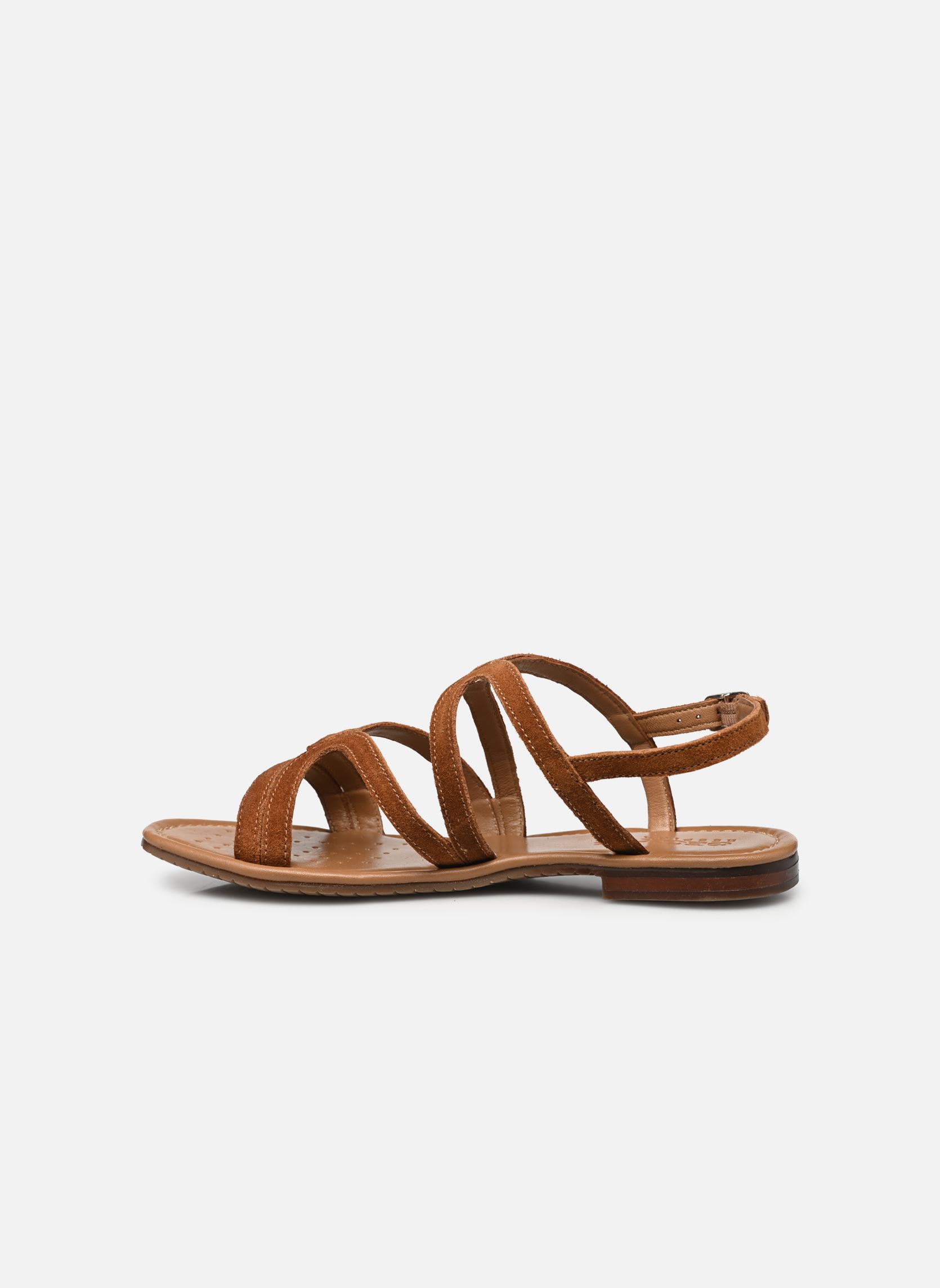 Flache Sandalen D SOZY S Y damen braun Geox Flache Sandalen D SOZY S Y damen braun Cognac