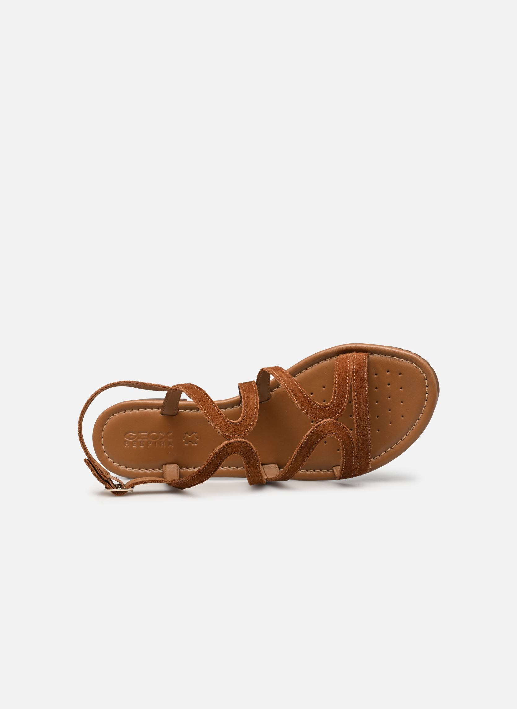 Flache Sandalen D SOZY S Y damen braun Geox Flache Sandalen D SOZY S Y damen braun Cognac