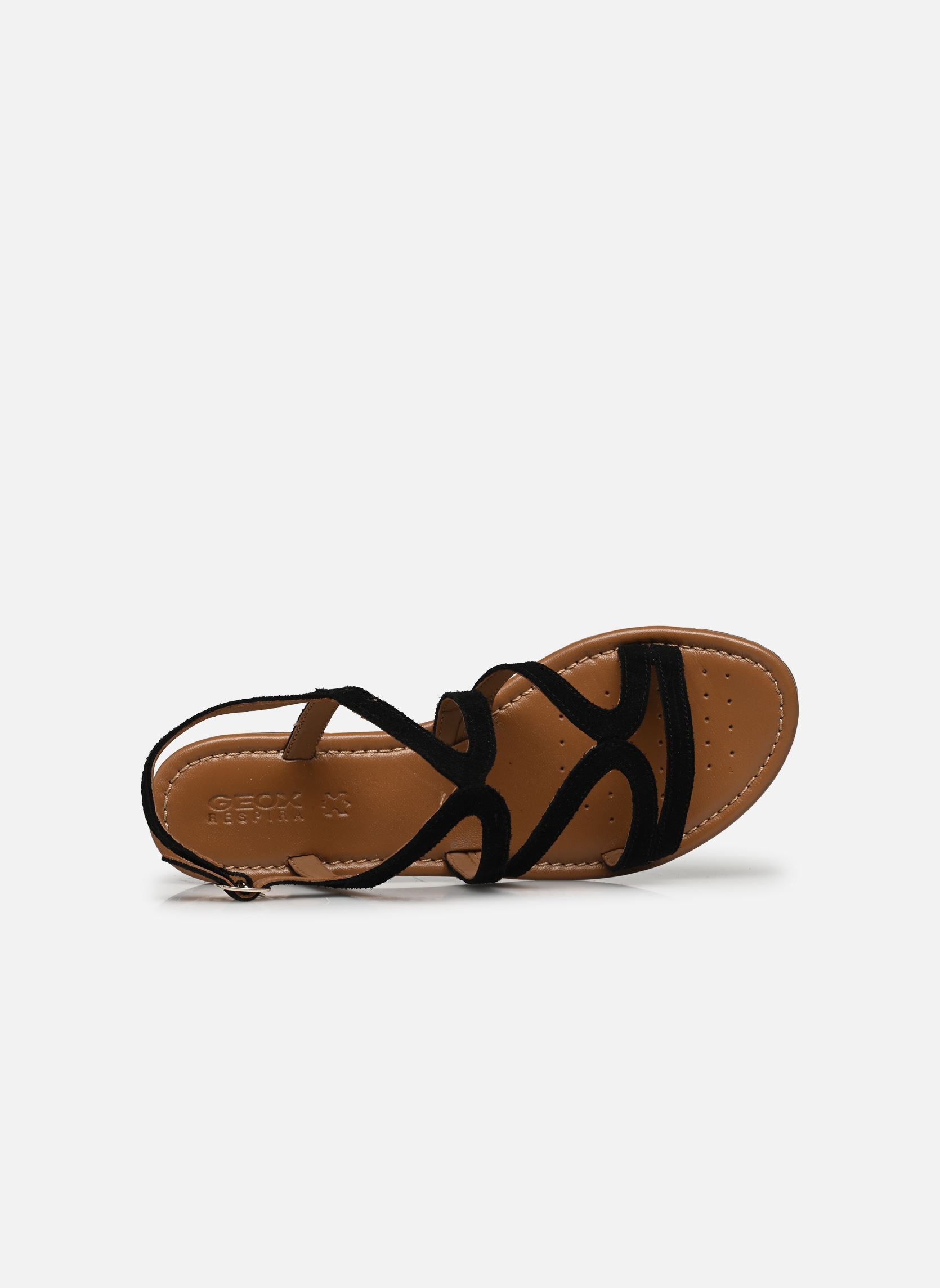 Flache Sandalen D SOZY S Y damen schwarz Geox Flache Sandalen D SOZY S Y damen schwarz Noir