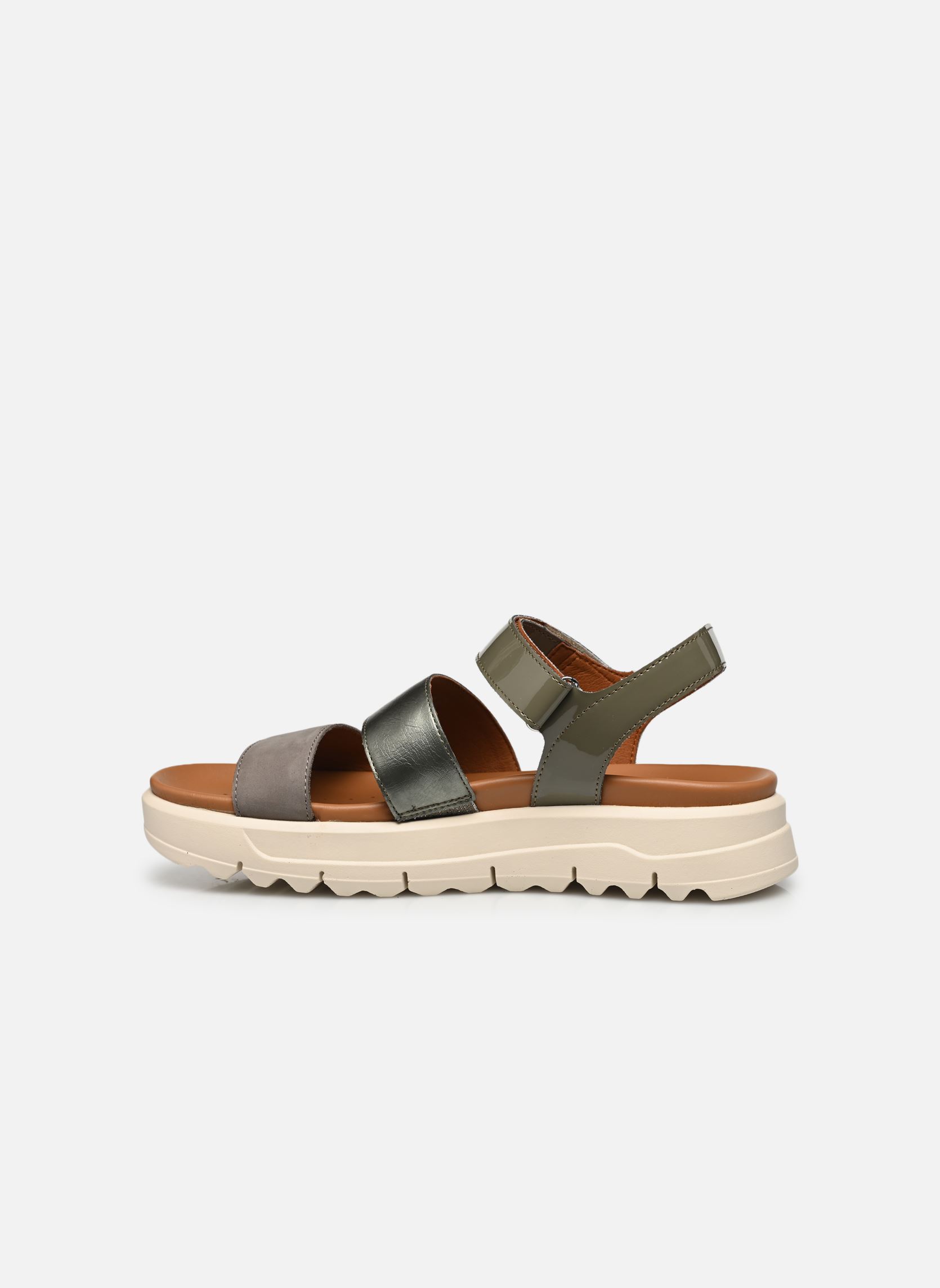 Sandales compensées et plateformes D XAND 2.1S B femme vert Geox Sandales compensées et plateformes D XAND 2.1S B femme vert SAGE/DK GREEN