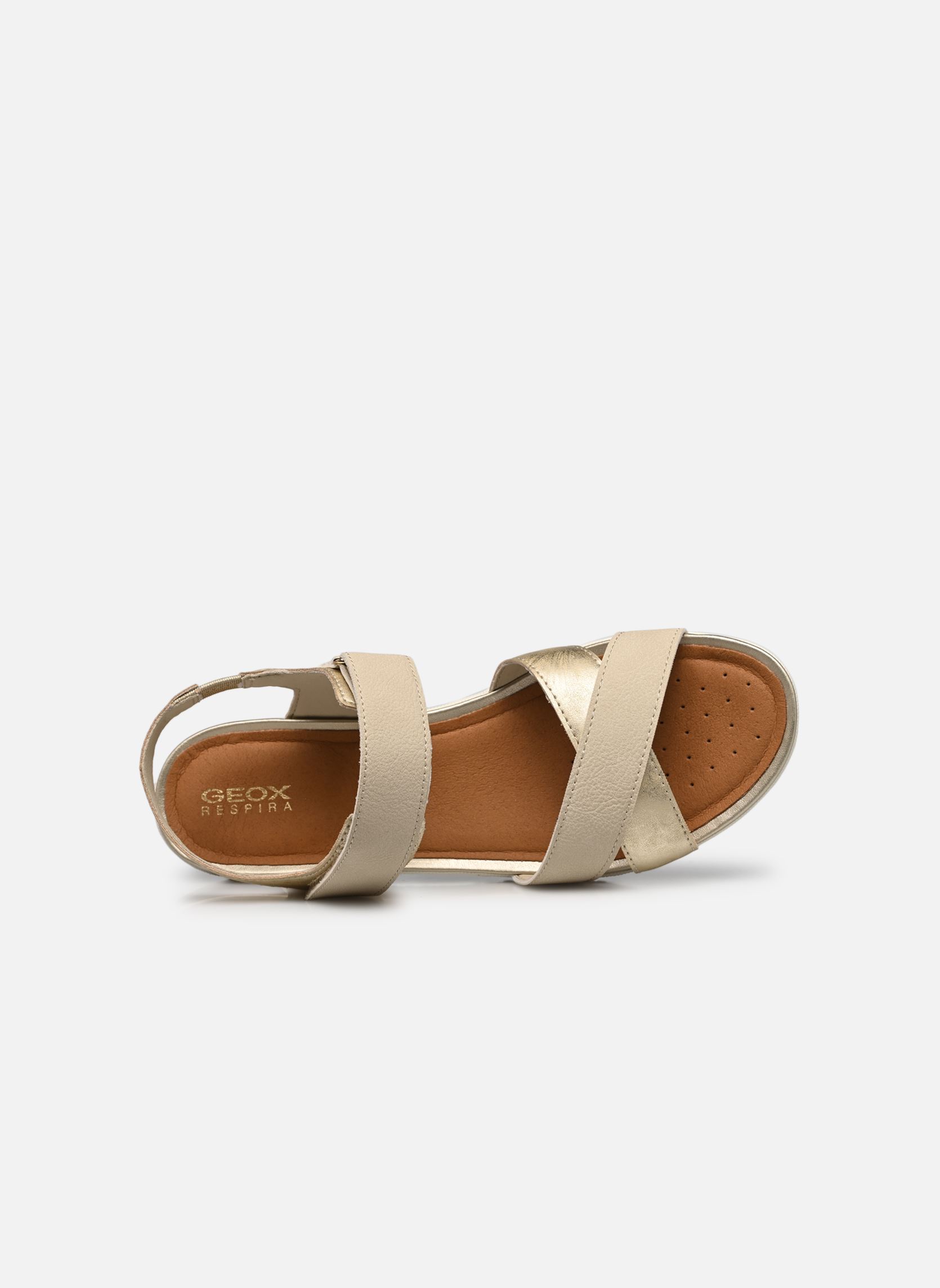 Sandales plates D SANDAL VEGA B femme beige Geox Sandales plates D SANDAL VEGA B femme beige Taupe Pâle