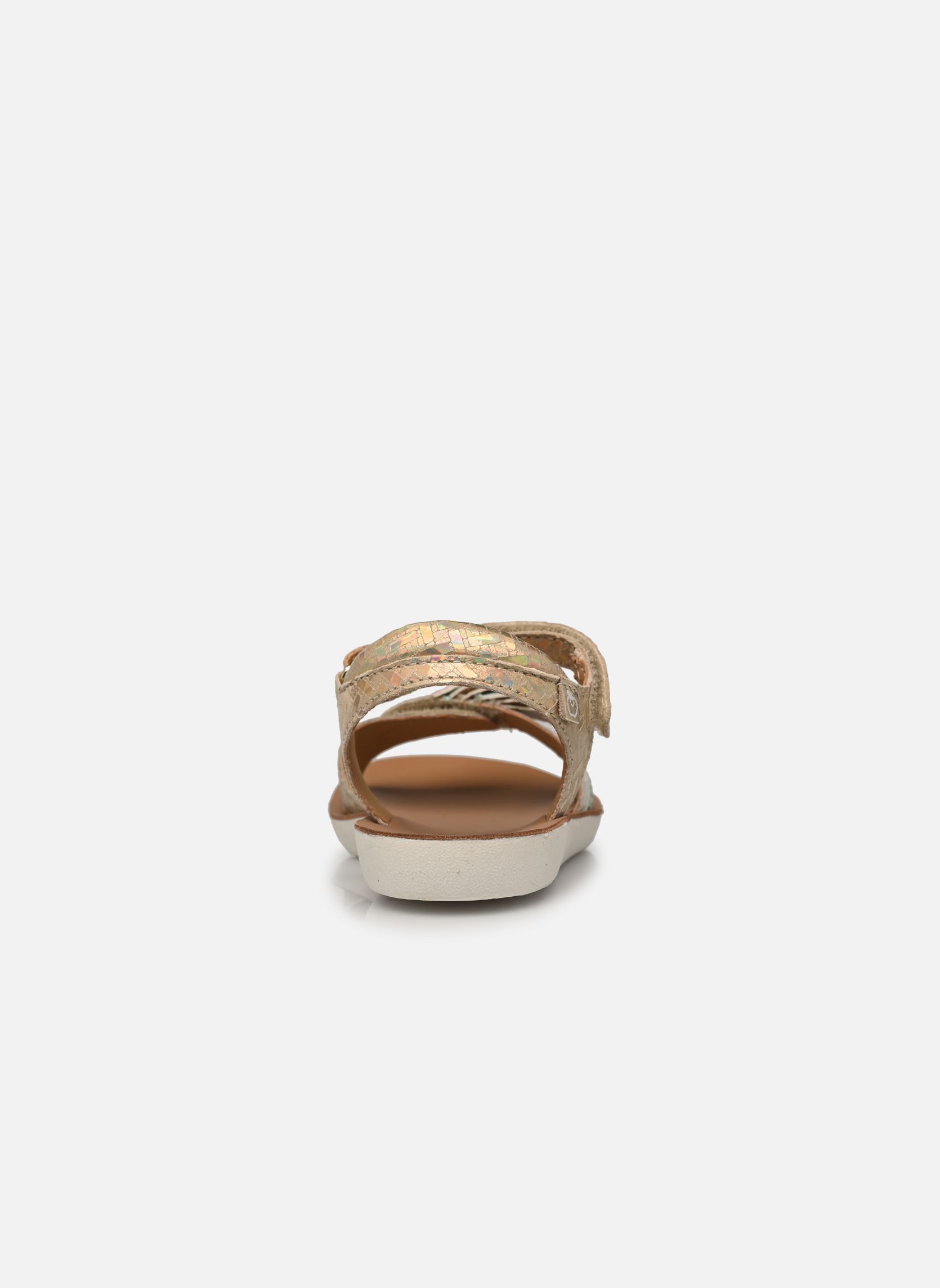 Sandales Goa Bubulle fille or et bronze Shoo Pom Sandales Goa Bubulle fille or et bronze PLATINE