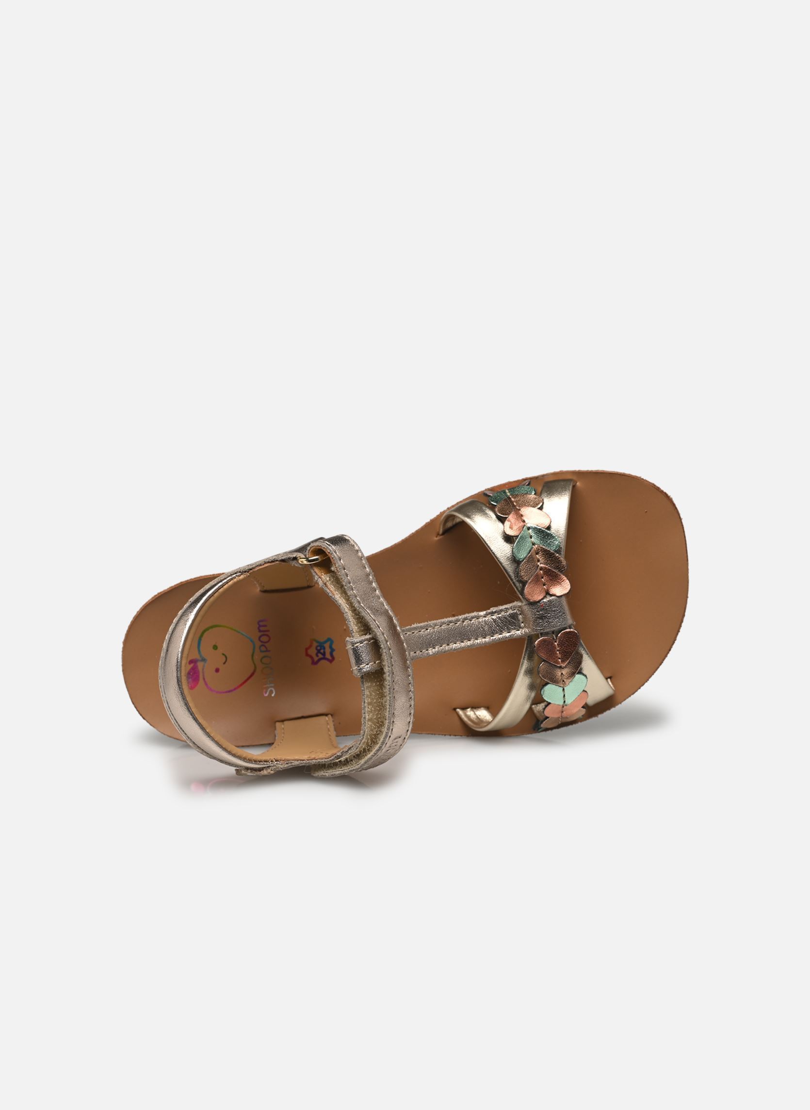 Sandales Goa Tresse Love fille argent Shoo Pom Sandales Goa Tresse Love fille argent LT BRONZE