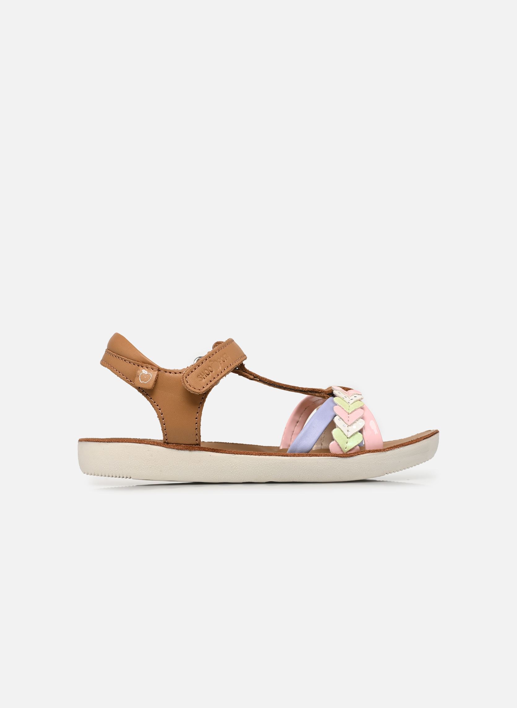 Sandalen Goa Tresse Love mädchen braun Shoo Pom Sandalen Goa Tresse Love mädchen braun CLEAR CAMEL-MULTI