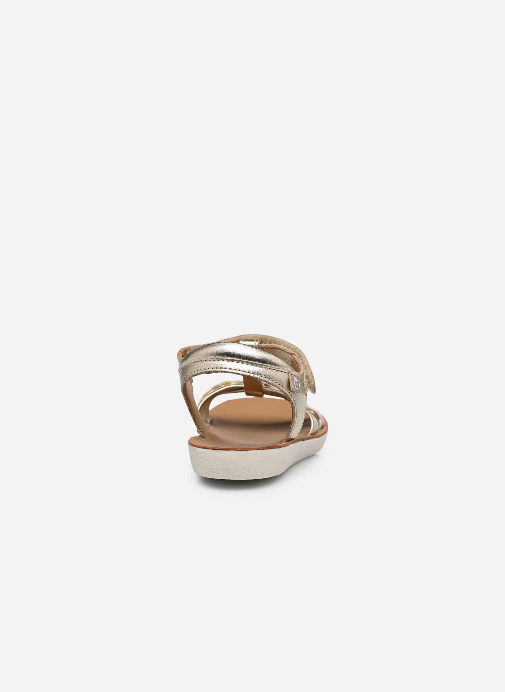 Sandalen Goa Tresse Love mädchen silber Shoo Pom Sandalen Goa Tresse Love mädchen silber PLATINE-MULTI