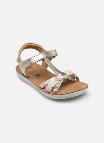 Sandalen Goa Tresse Love mädchen silber Shoo Pom Sandalen Goa Tresse Love mädchen silber PLATINE-MULTI