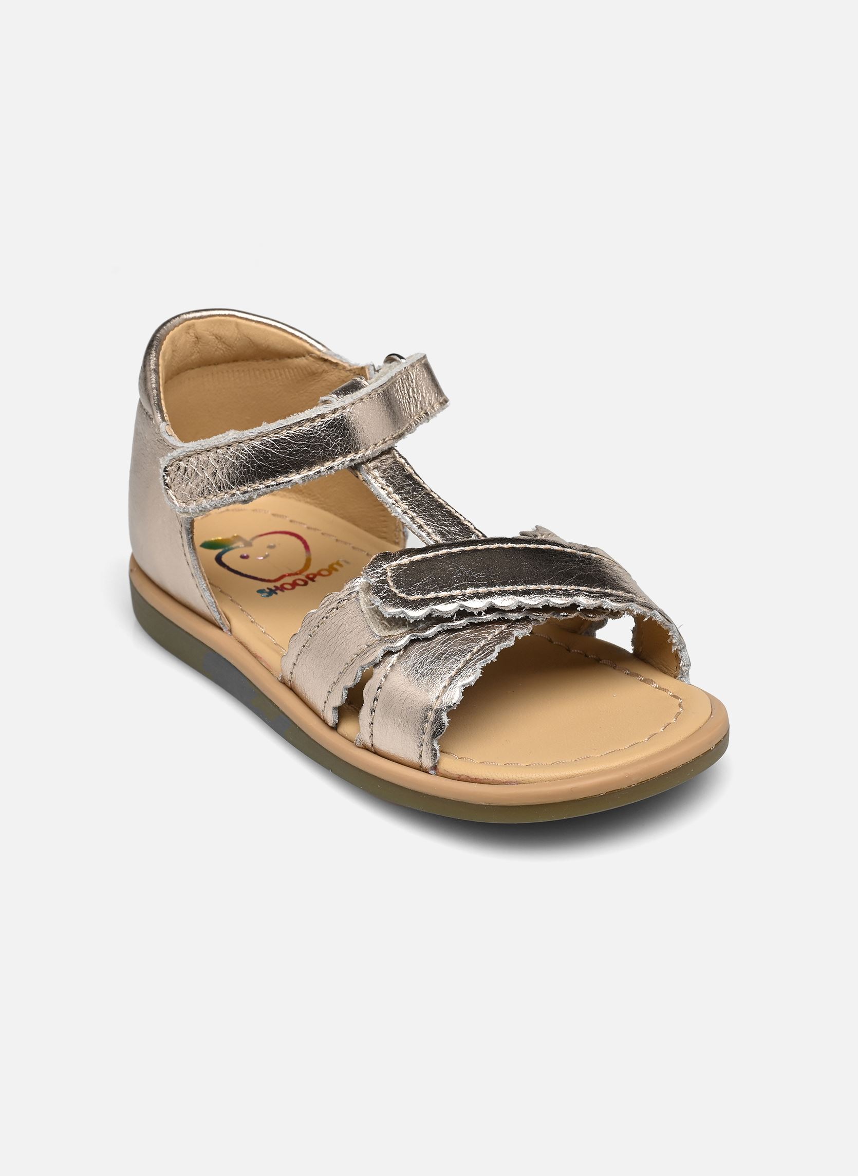 Sandalen Tity Cross meisjes goud en brons Shoo Pom Sandalen Tity Cross meisjes goud en brons LIGHT BRONZE