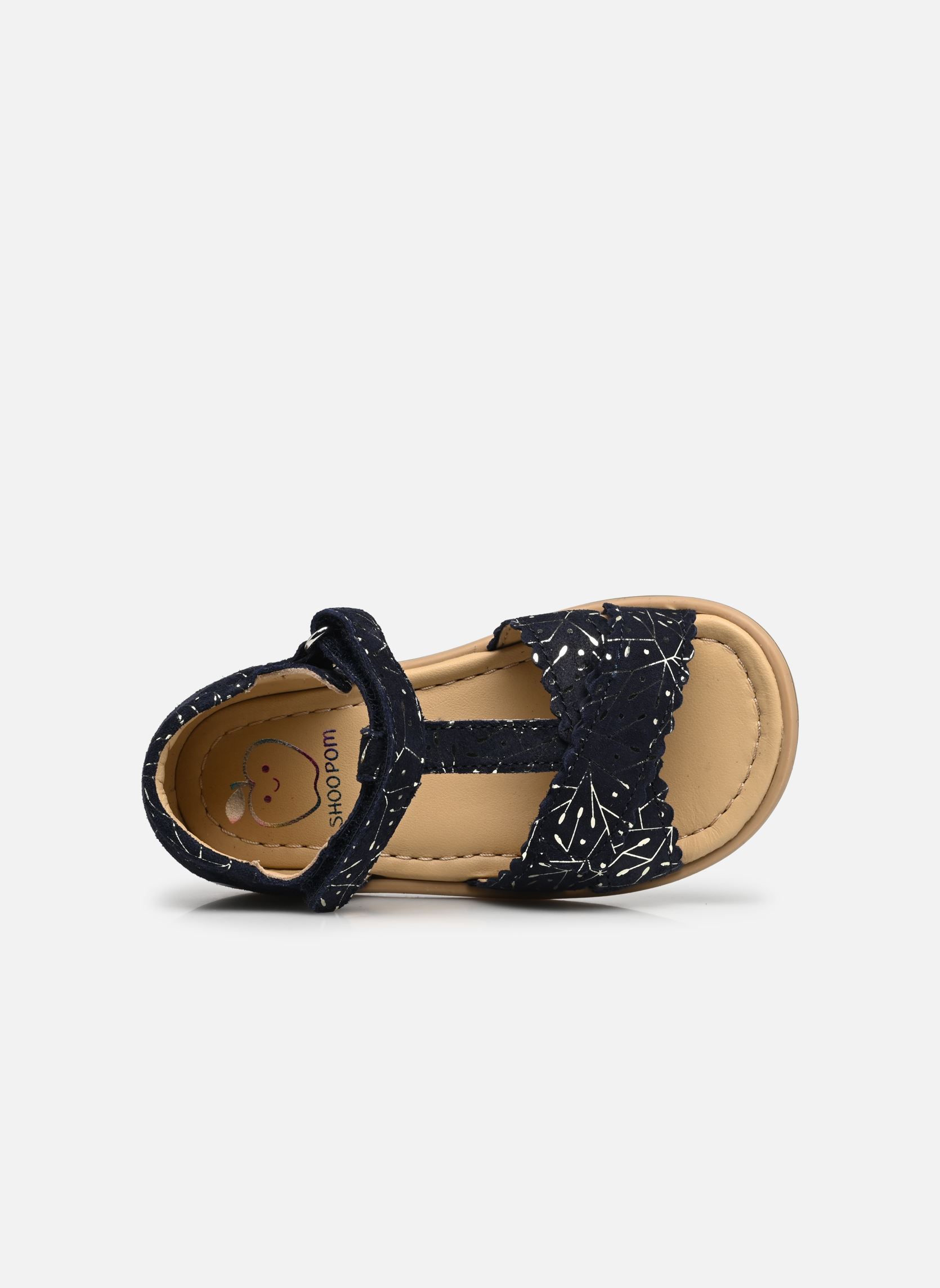 Sandales Tity Cross fille bleu Shoo Pom Sandales Tity Cross fille bleu NAVY-PLATINE