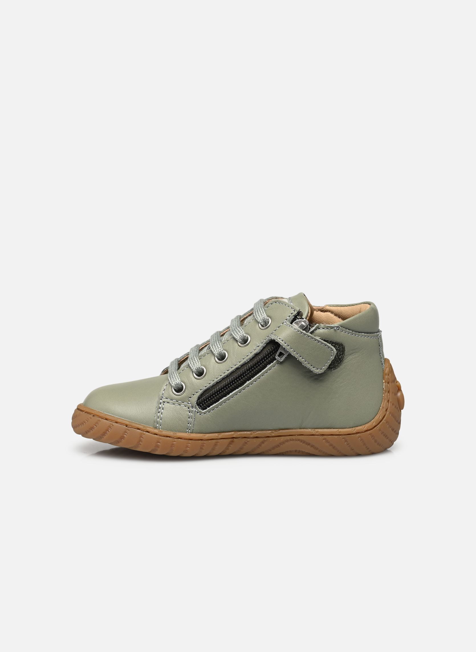Bottines Wood Zip Base garçon vert Shoo Pom Bottines Wood Zip Base garçon vert AGAVE